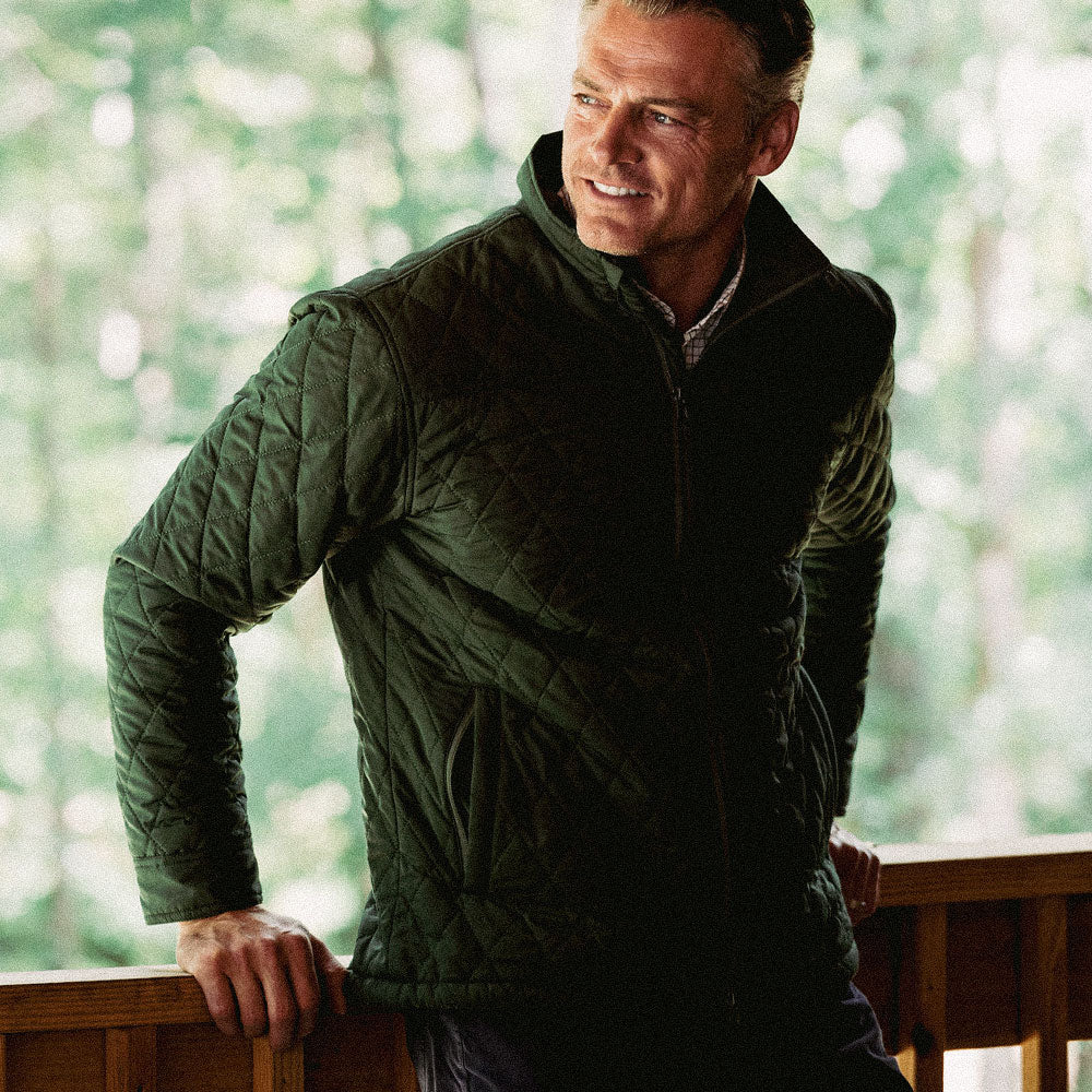 TSG Highland Quilted Jacket (Dark Green)