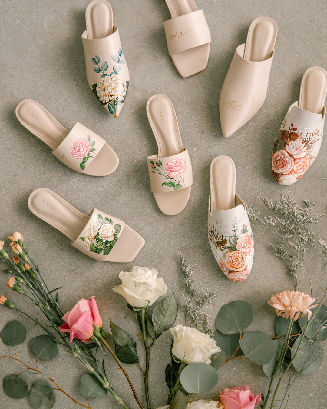 Bridal Bouquet White Slide
