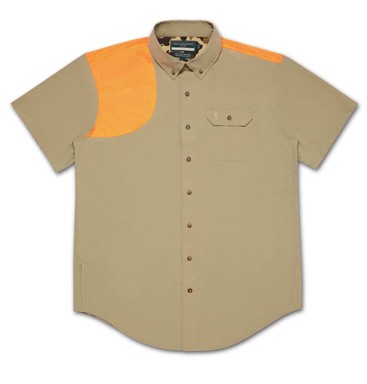 Ball and Buck | Active+ Field Shirt, Short Sleeve - Upland Edition, image size:1223x1280