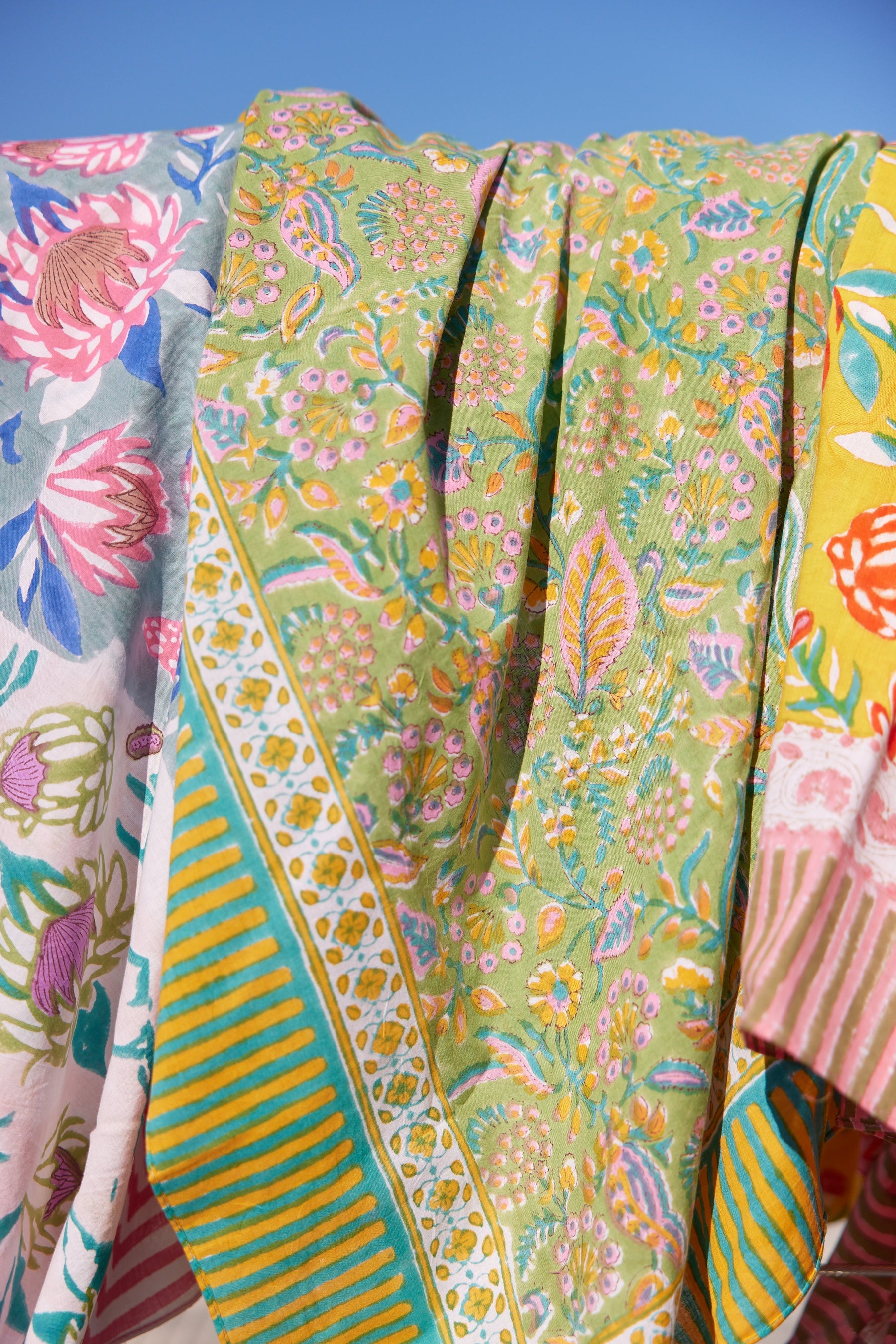 Printed Cotton Picnic Throw