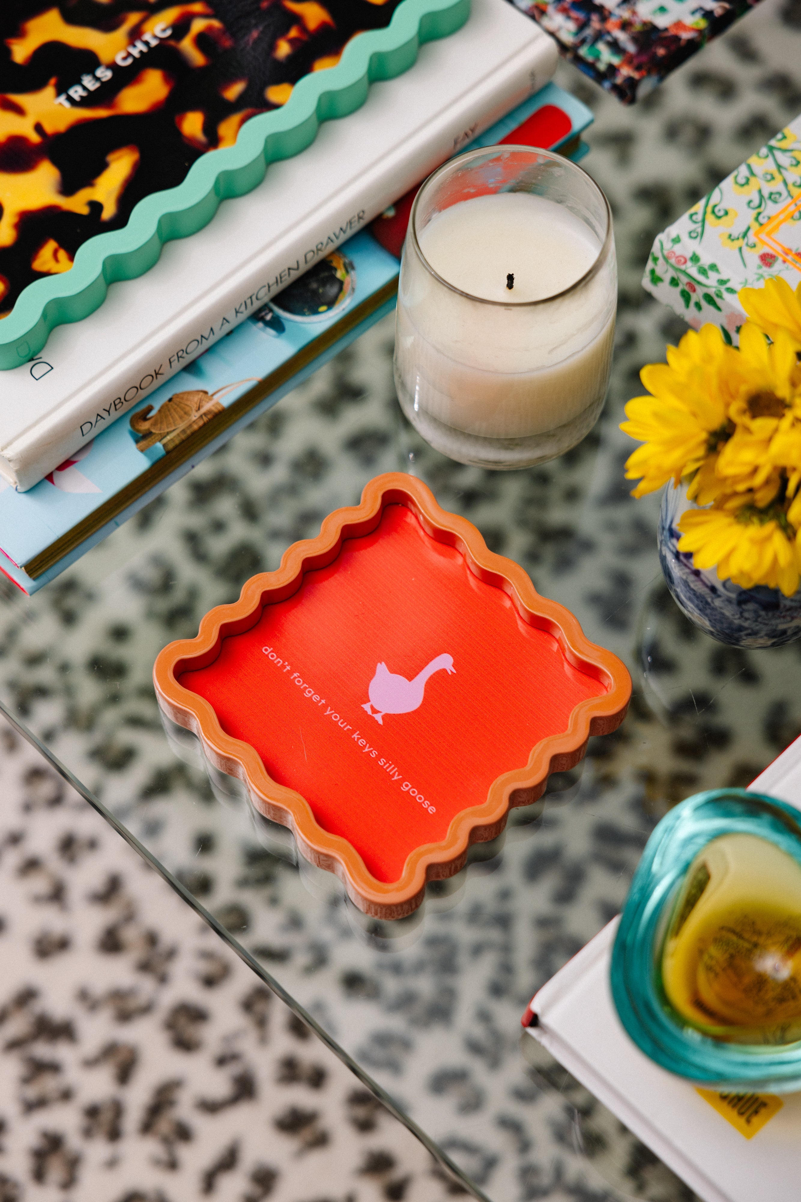 Silly Goose Lacquer Tray