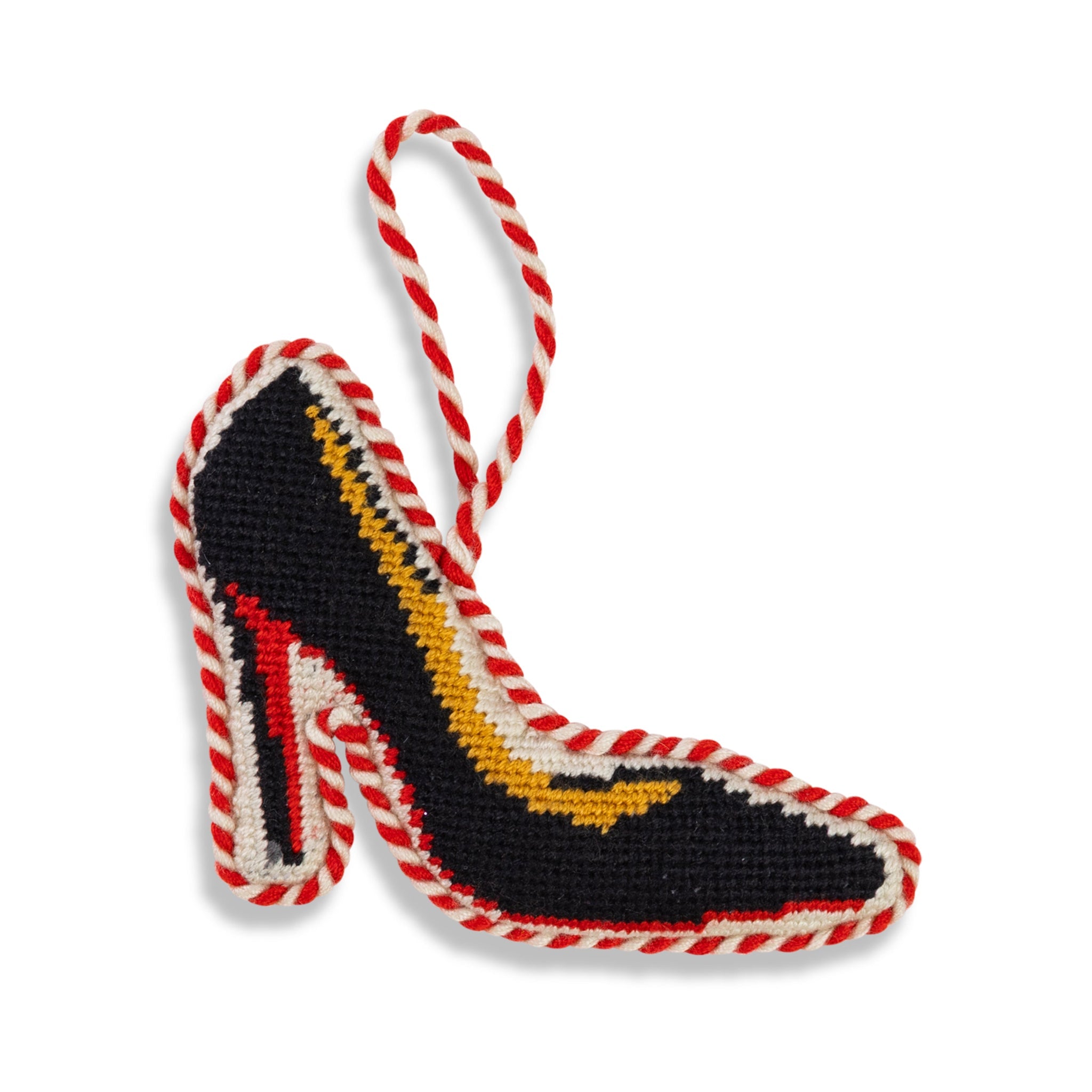 High Heel Needlepoint Icon Ornament