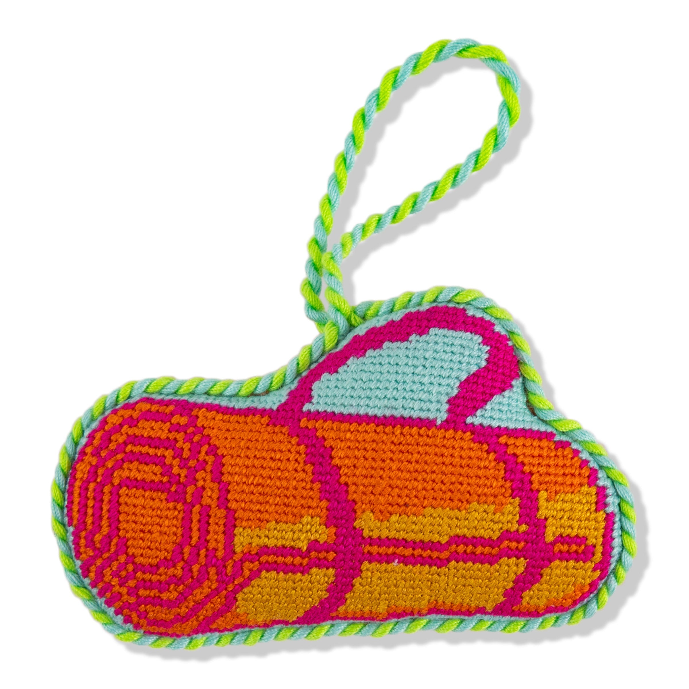 Yoga Mat Needlepoint Icon Ornament