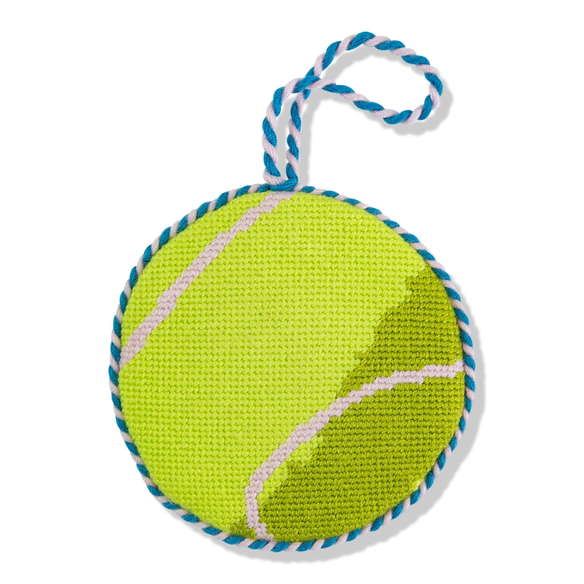 Tennis Ball Needlepoint Icon Ornament