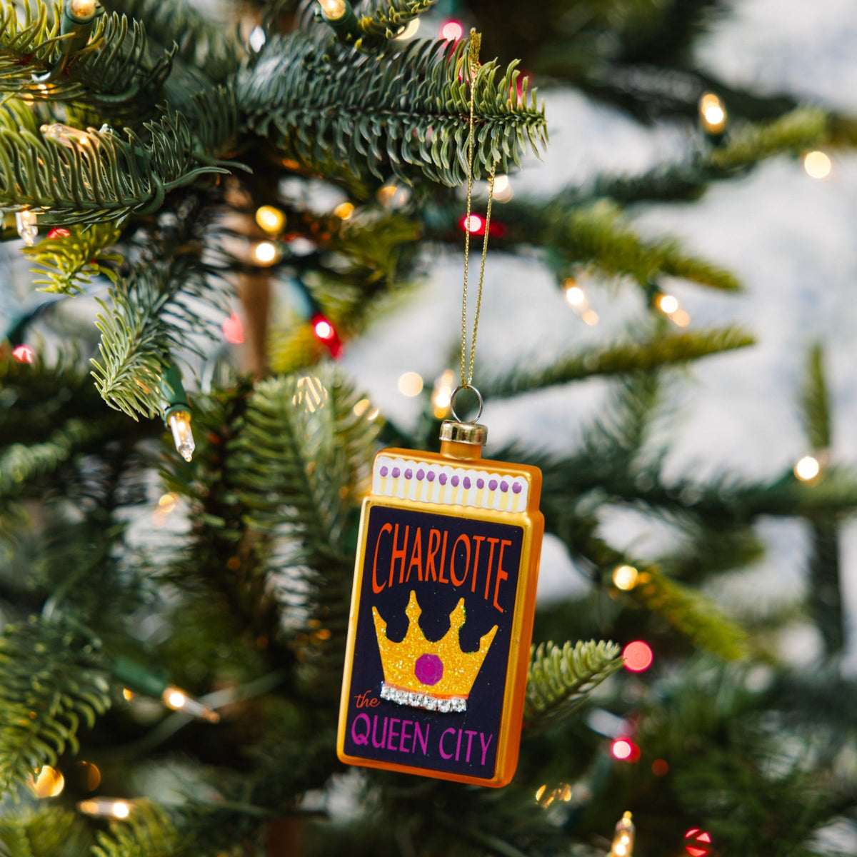 Matchbook Ornament - Charlotte