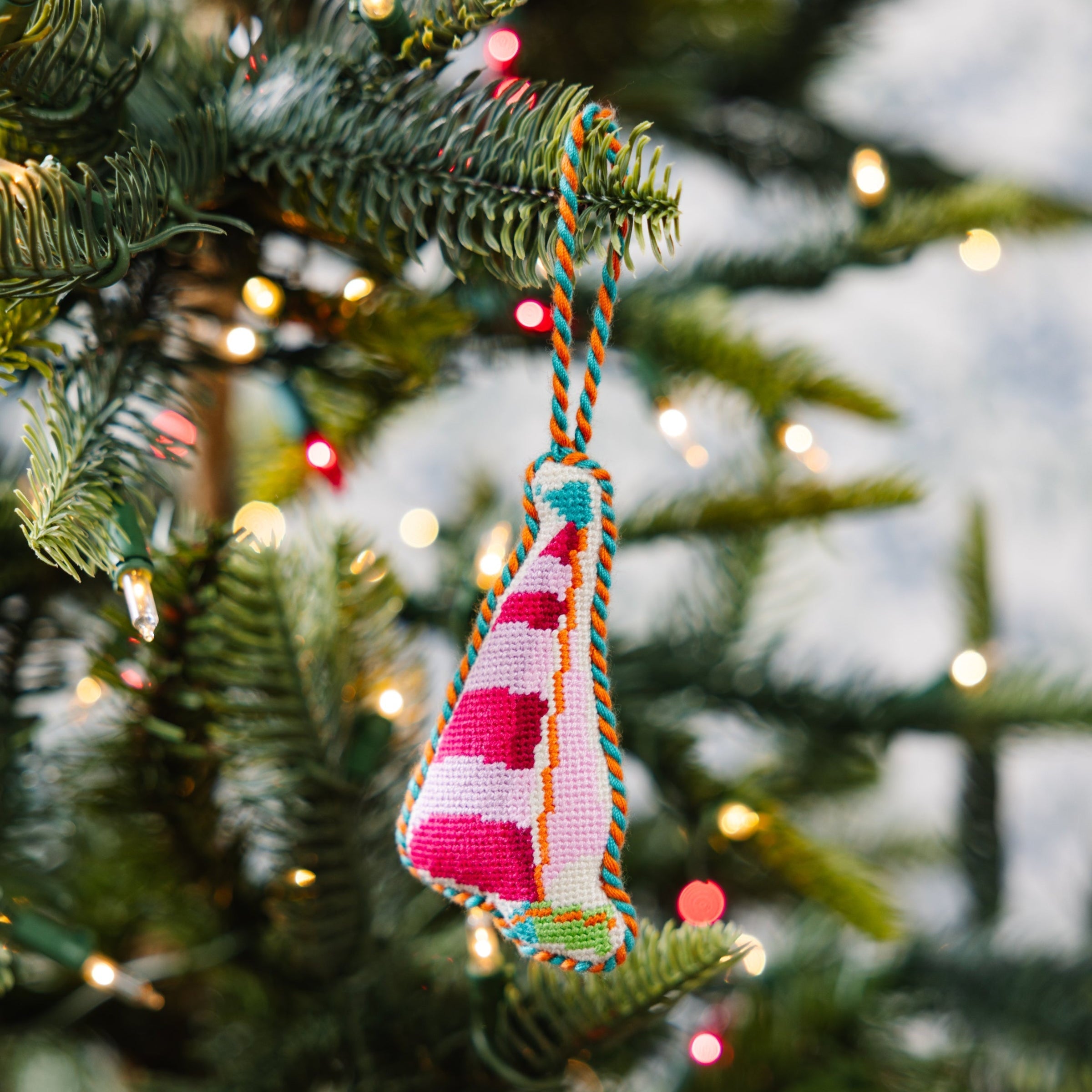 Sailboat Needlepoint Icon Ornament