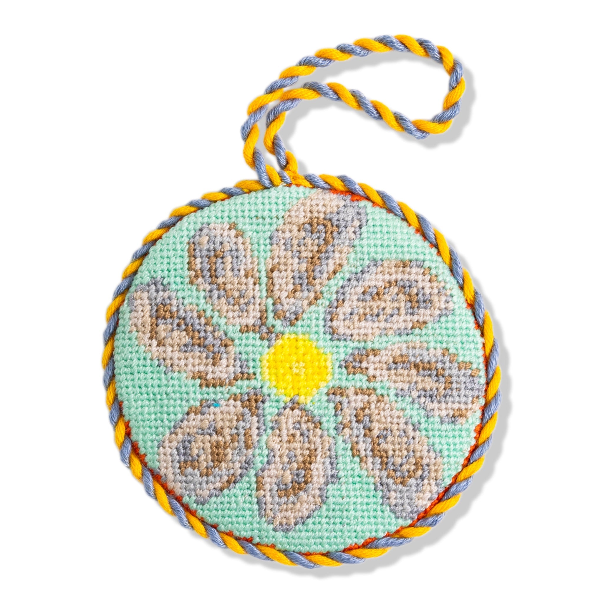 Oyster Needlepoint Icon Ornament