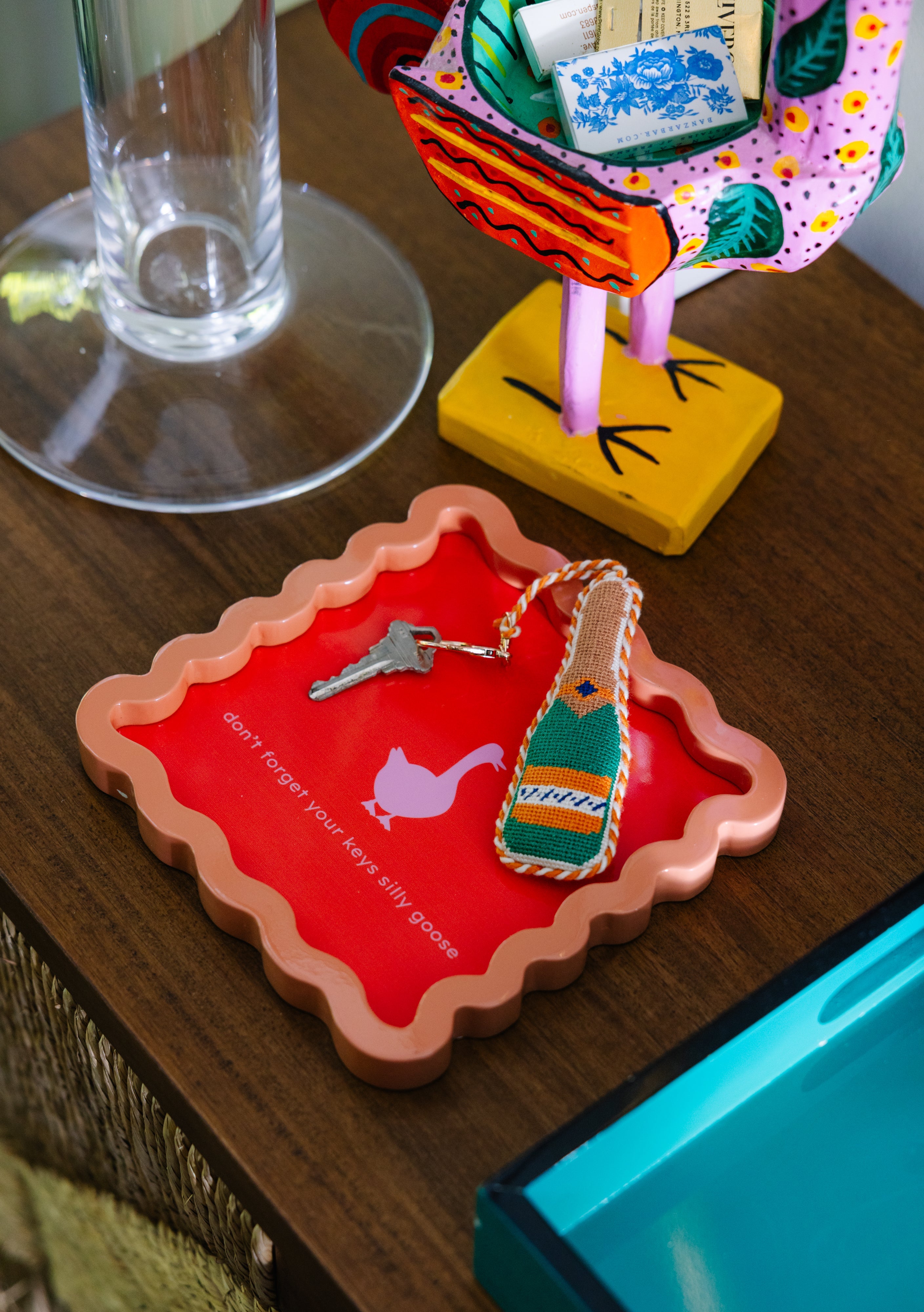 Silly Goose Lacquer Tray