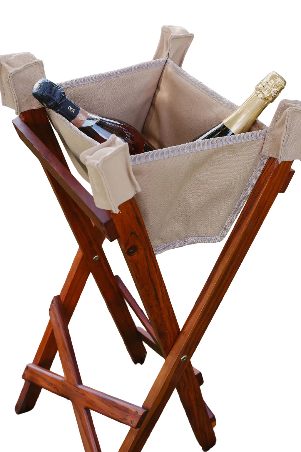 Safari Canvas Campaign Wine Cooler & Wash Stand