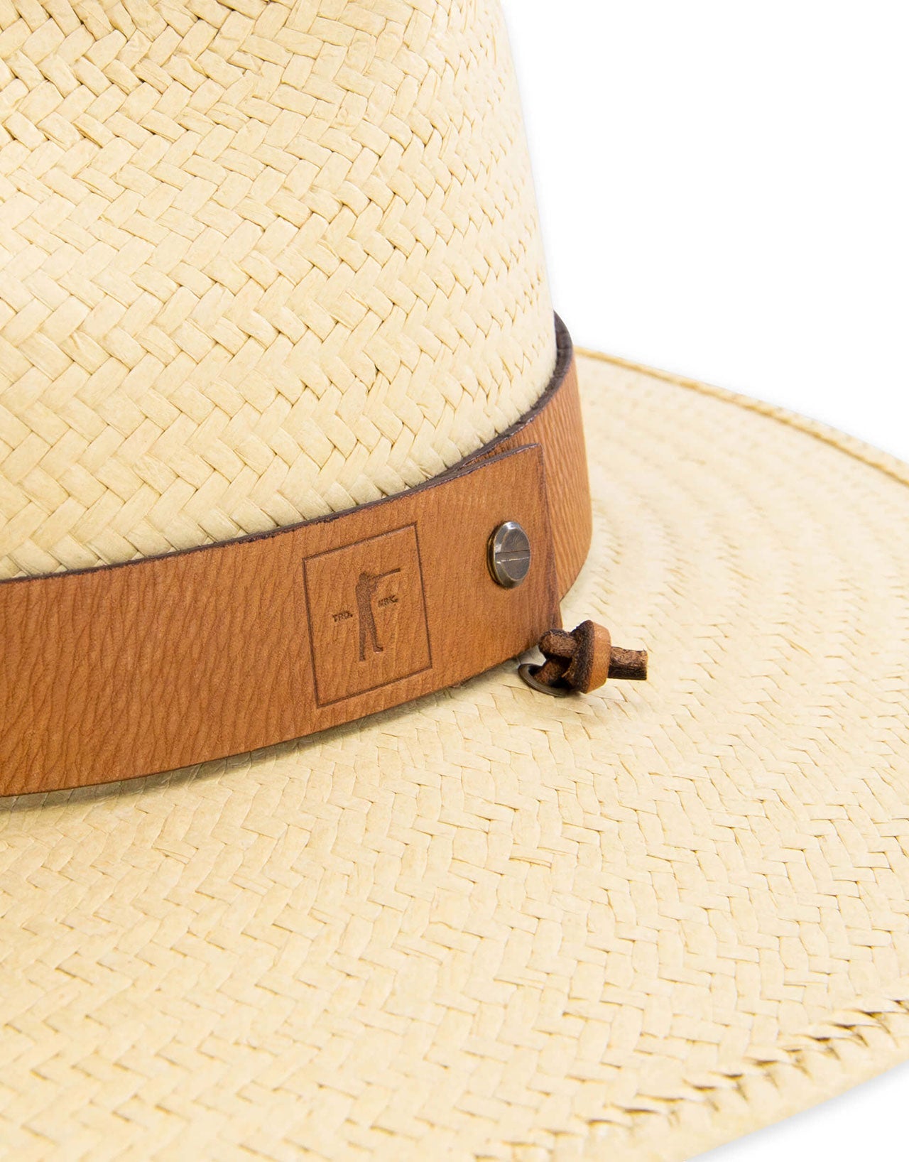 Burlap Straw Brimmed Field Hat