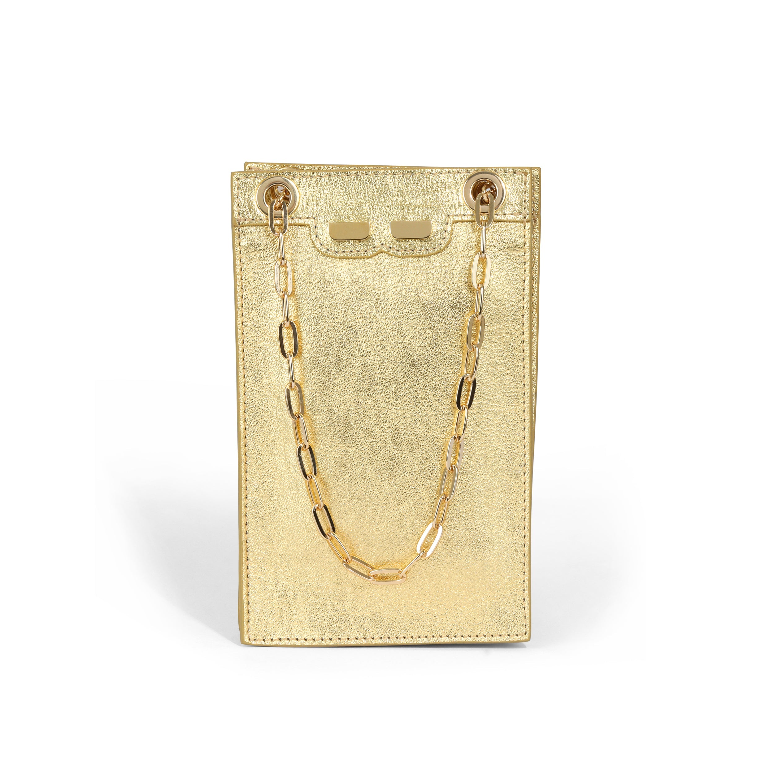 Catherine Cellphone Pouch in Gold