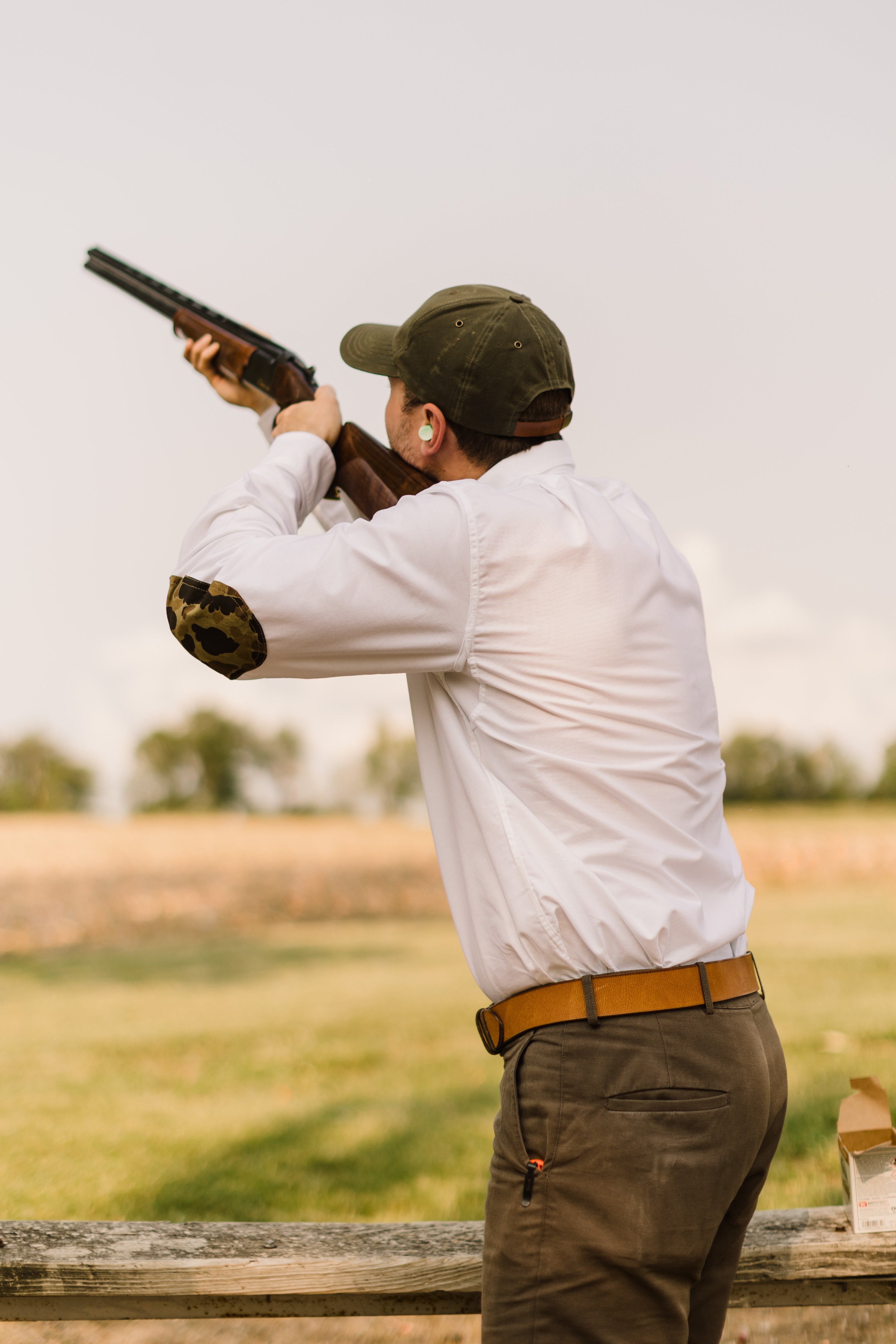 Sportsmans Shirt - White/Original Camo