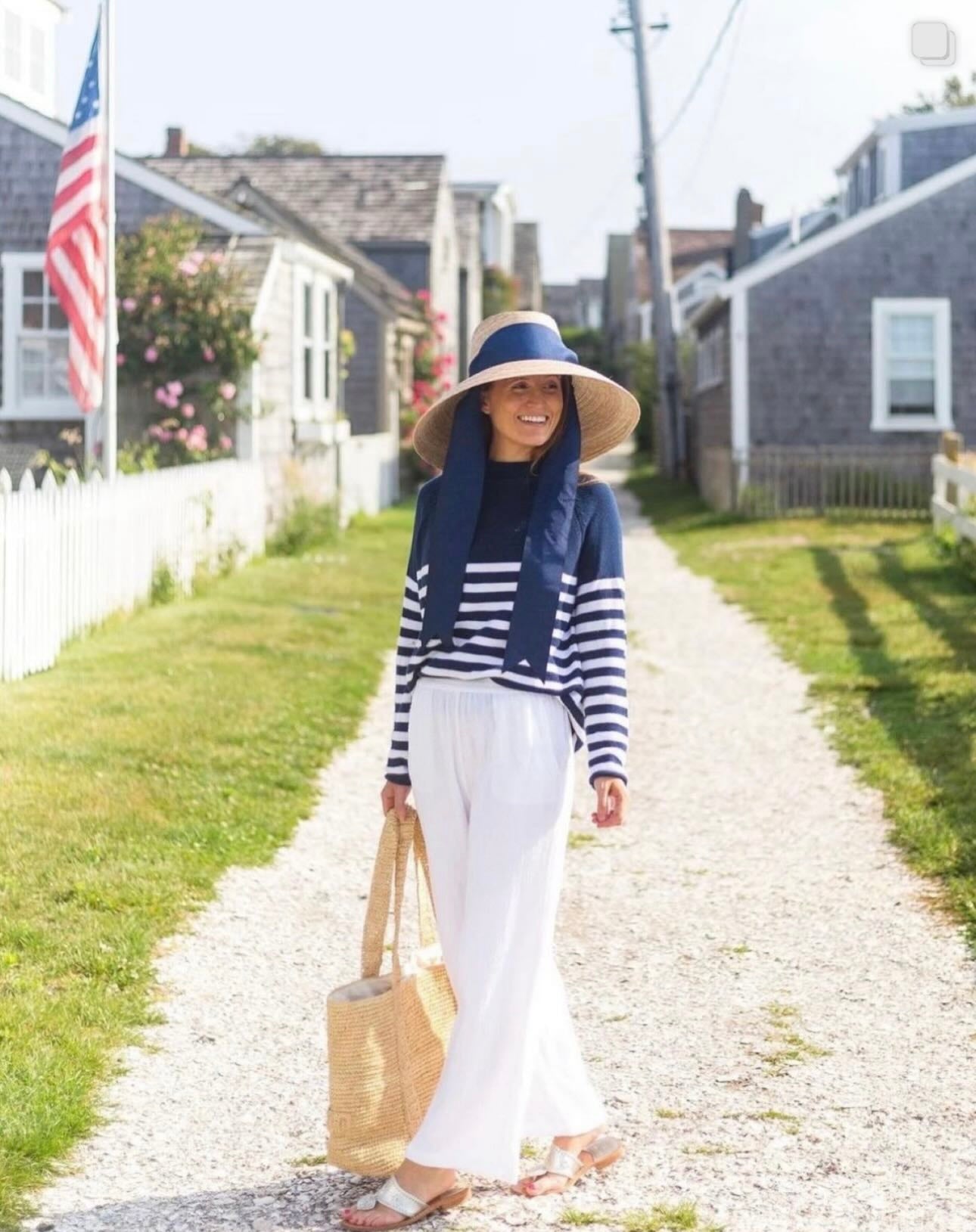 Wildflower Sun Hat - Burnt Orange/Rust Wide & Short Grosgrain Ribbon