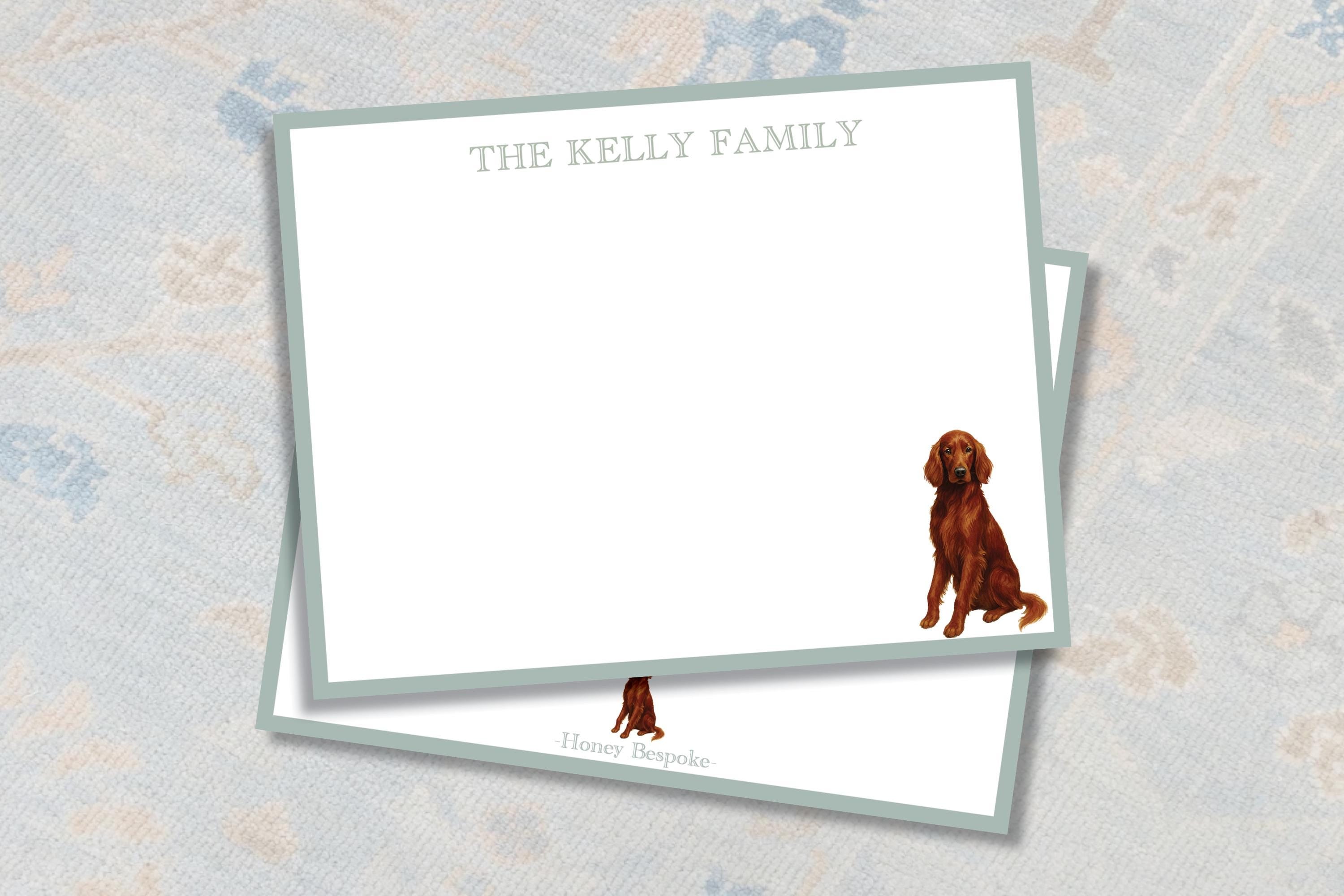 Irish Setter Stationery