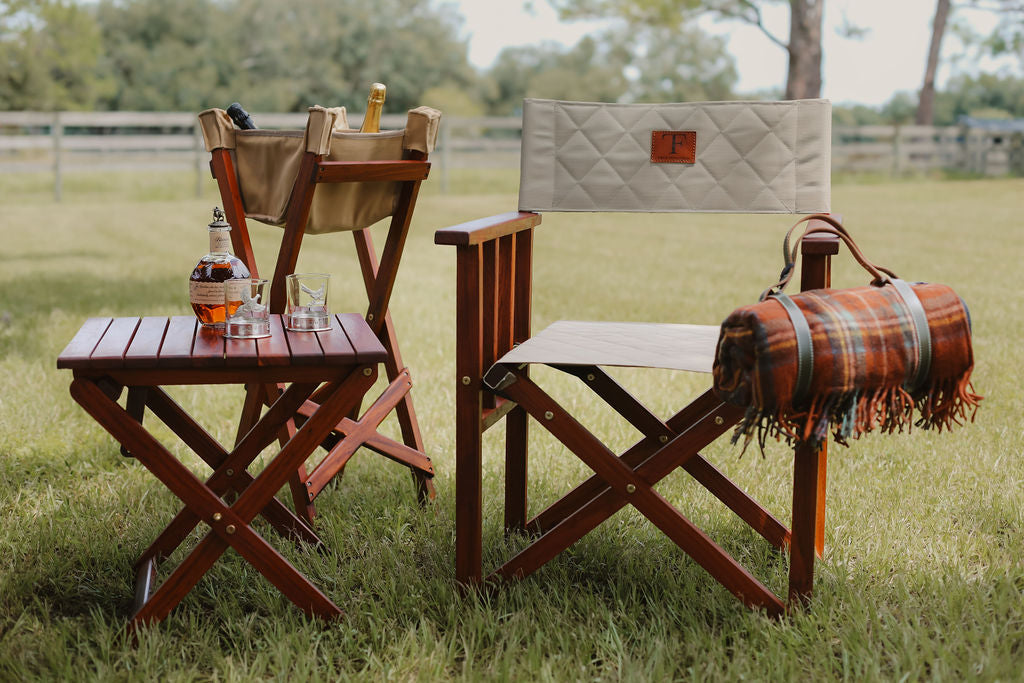 Safari Canvas Campaign Wine Cooler & Wash Stand