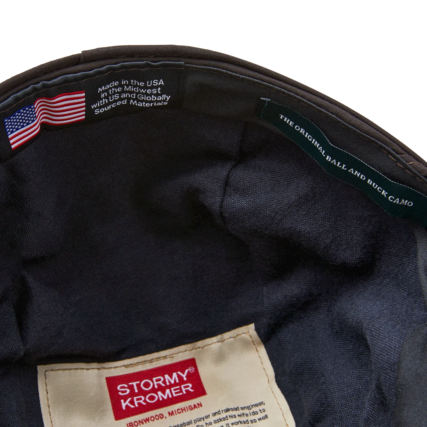 Stormy Kromer x Ball and Buck Original Cap in Signature Canvas