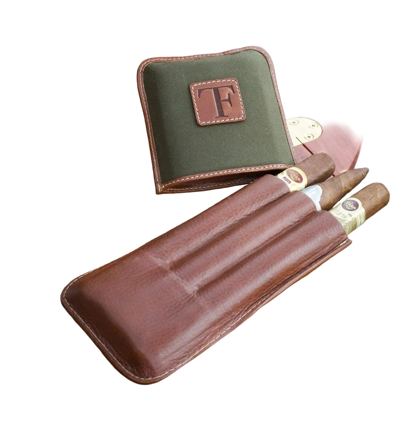 Field Traditions Heritage Canvas 3 Cigar Holder