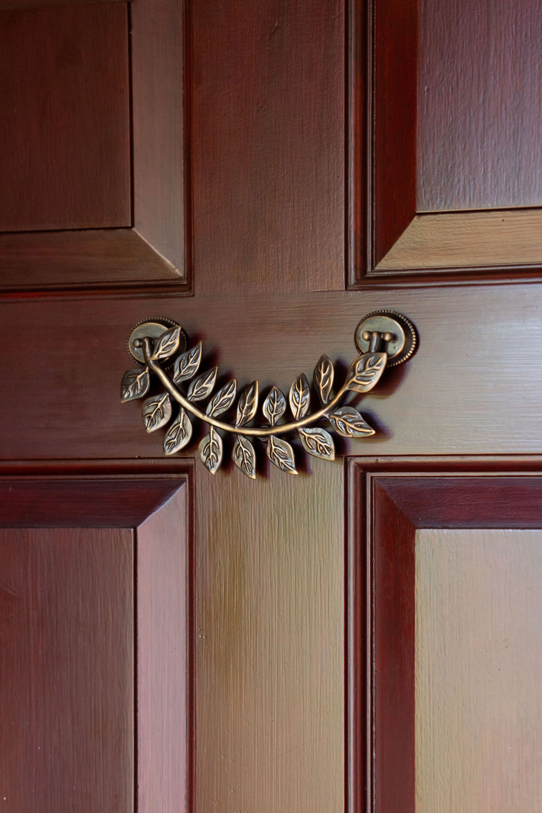 Brass Leaf Door Knocker