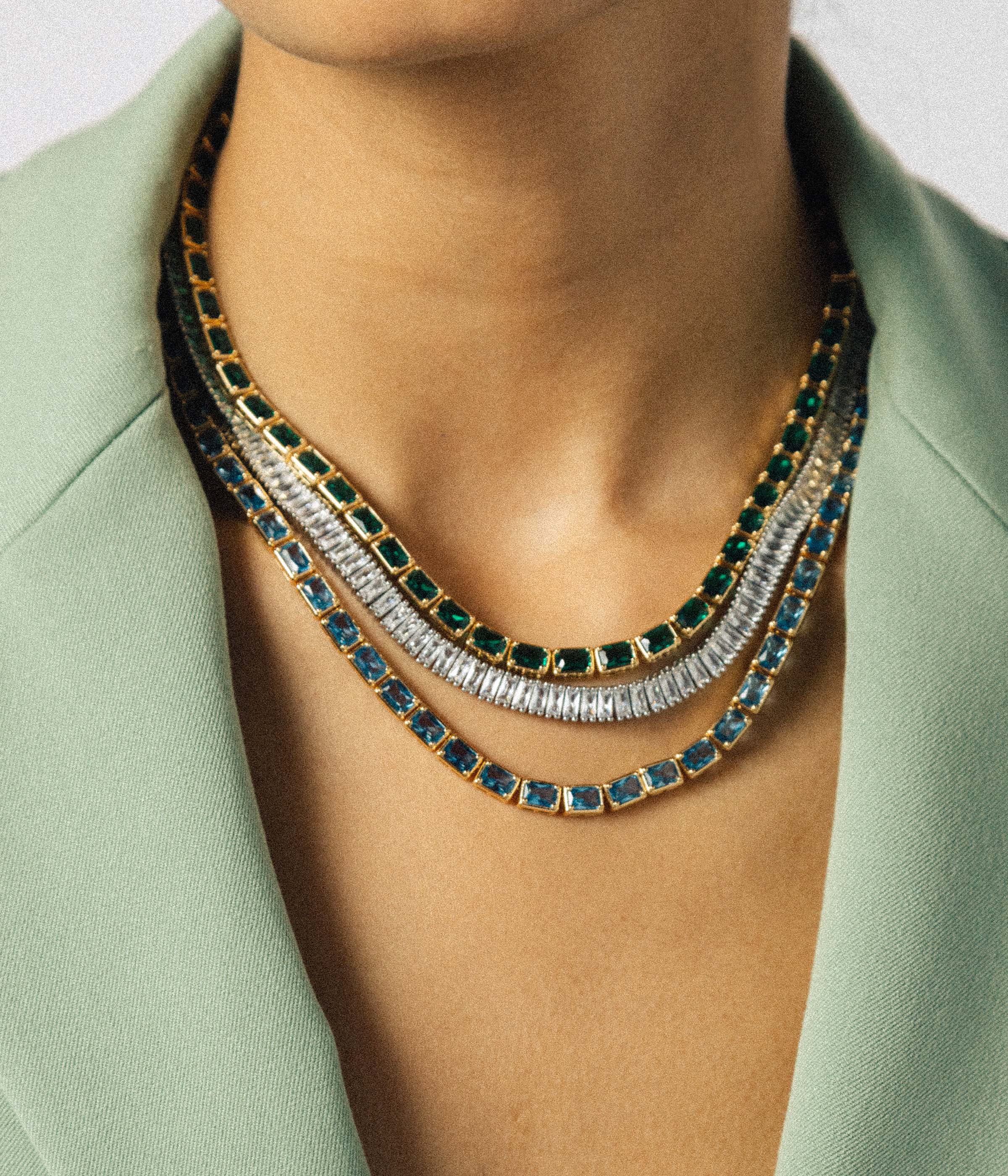 Alice Tennis Slider Necklace