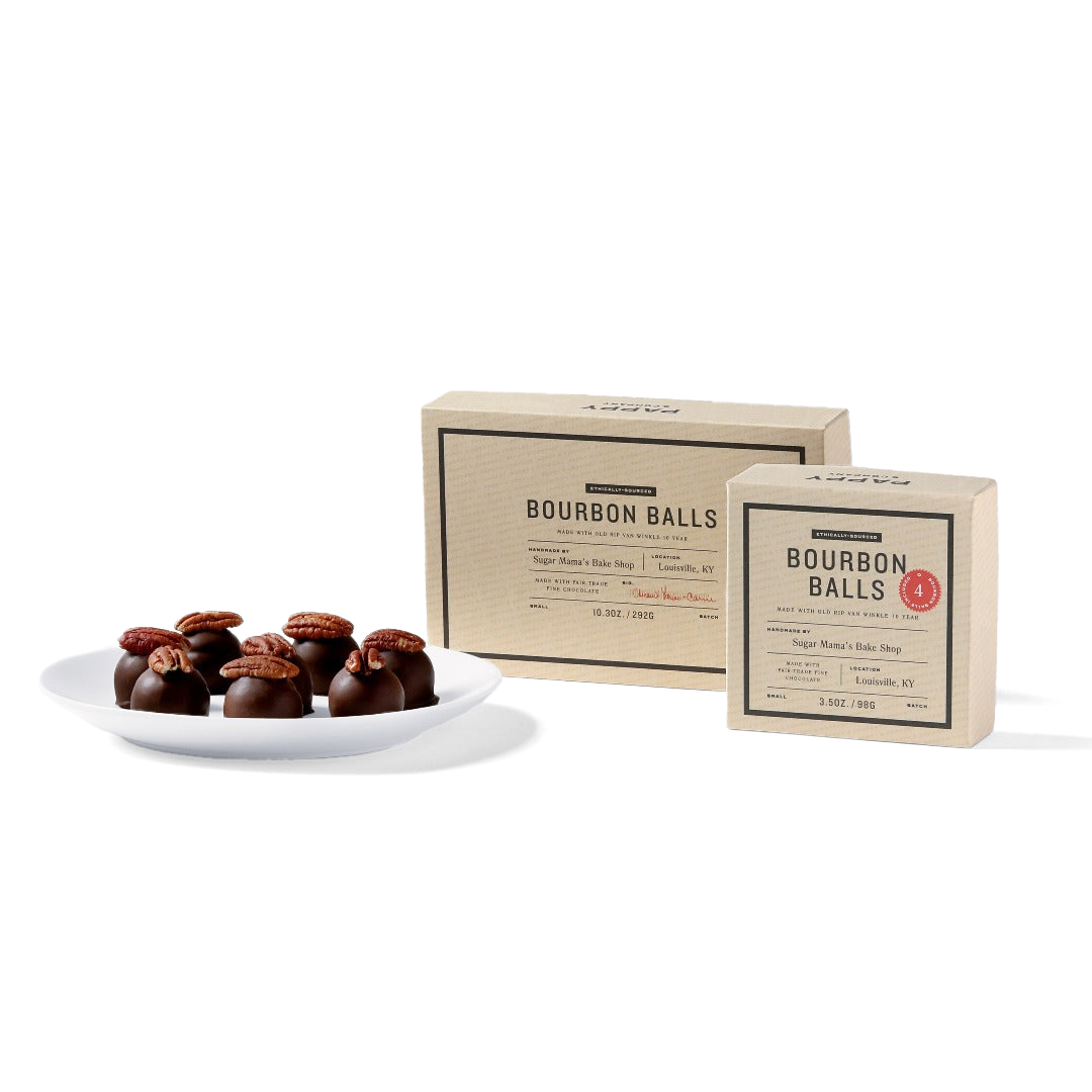 Pappy & Company Handmade Bourbon Balls (Pack of 4)