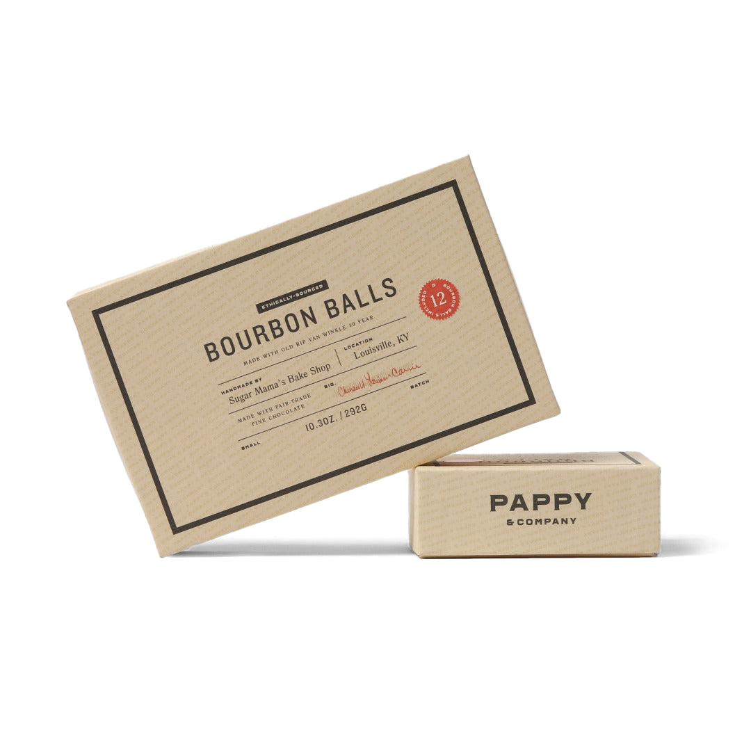 Pappy & Company Handmade Bourbon Balls (Pack of 12)