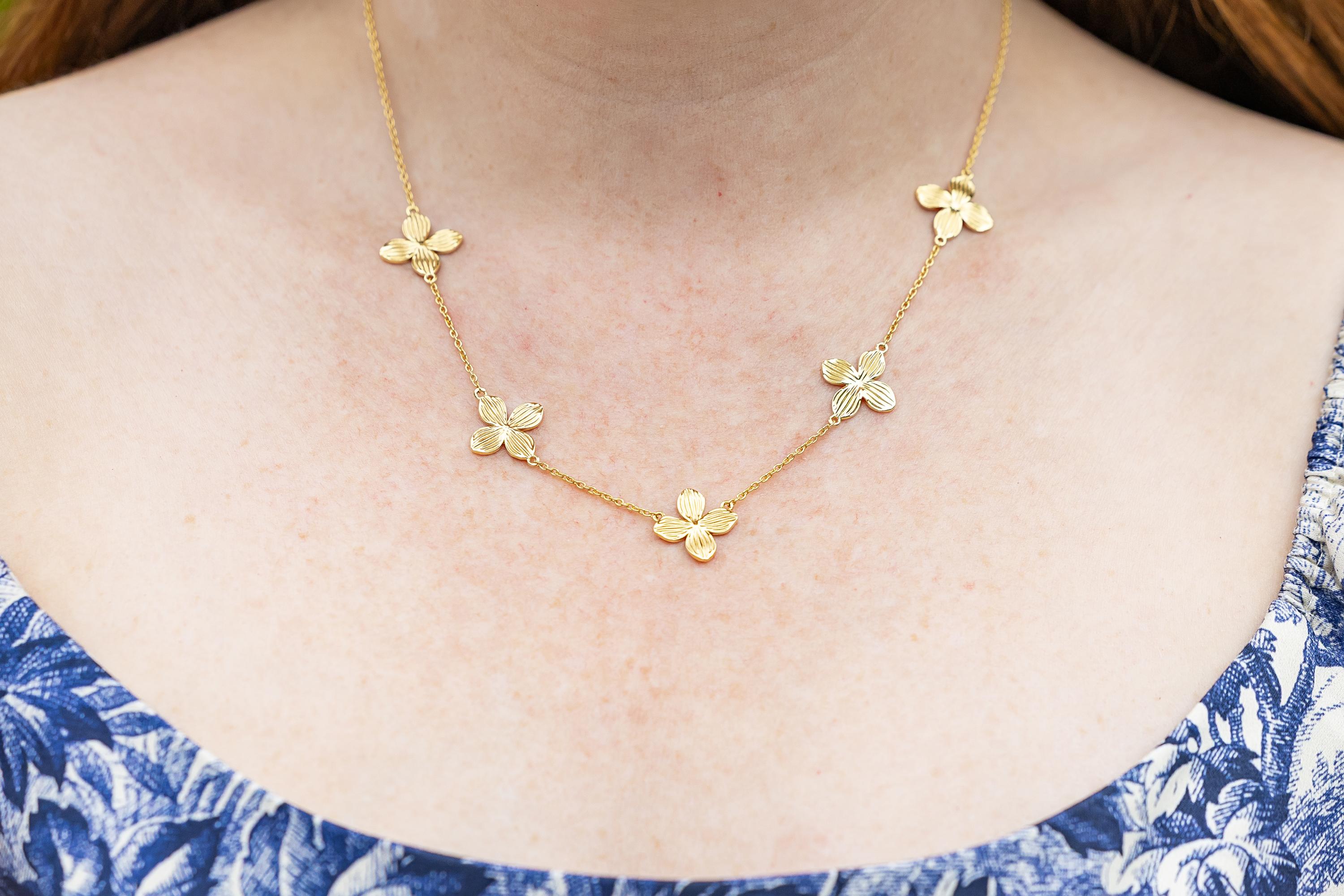 Bloom Multi Flower Necklace