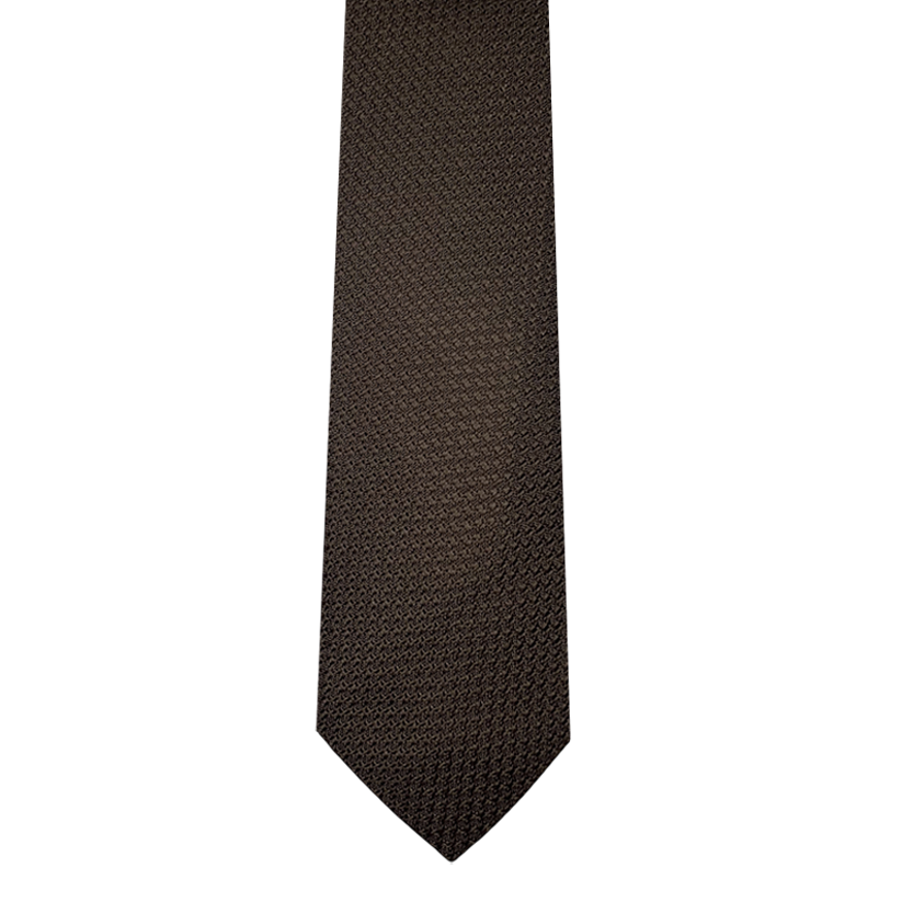 Brown Grosso Grenadine Tie
