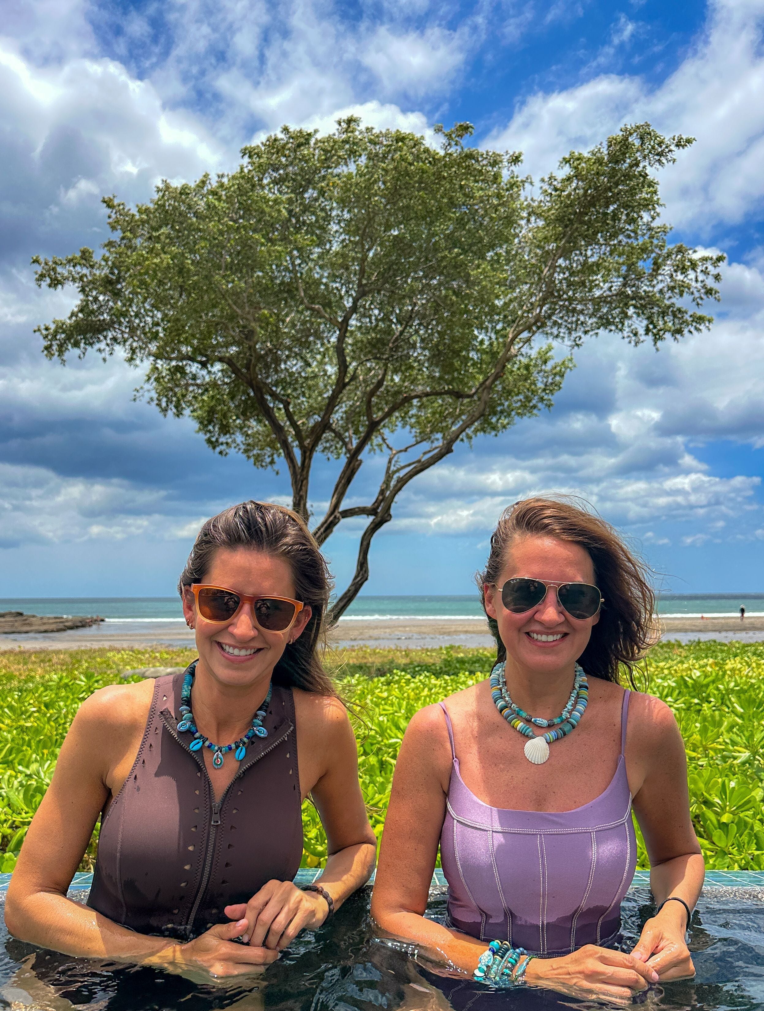 Classic Shell Necklace | Mixed Azul