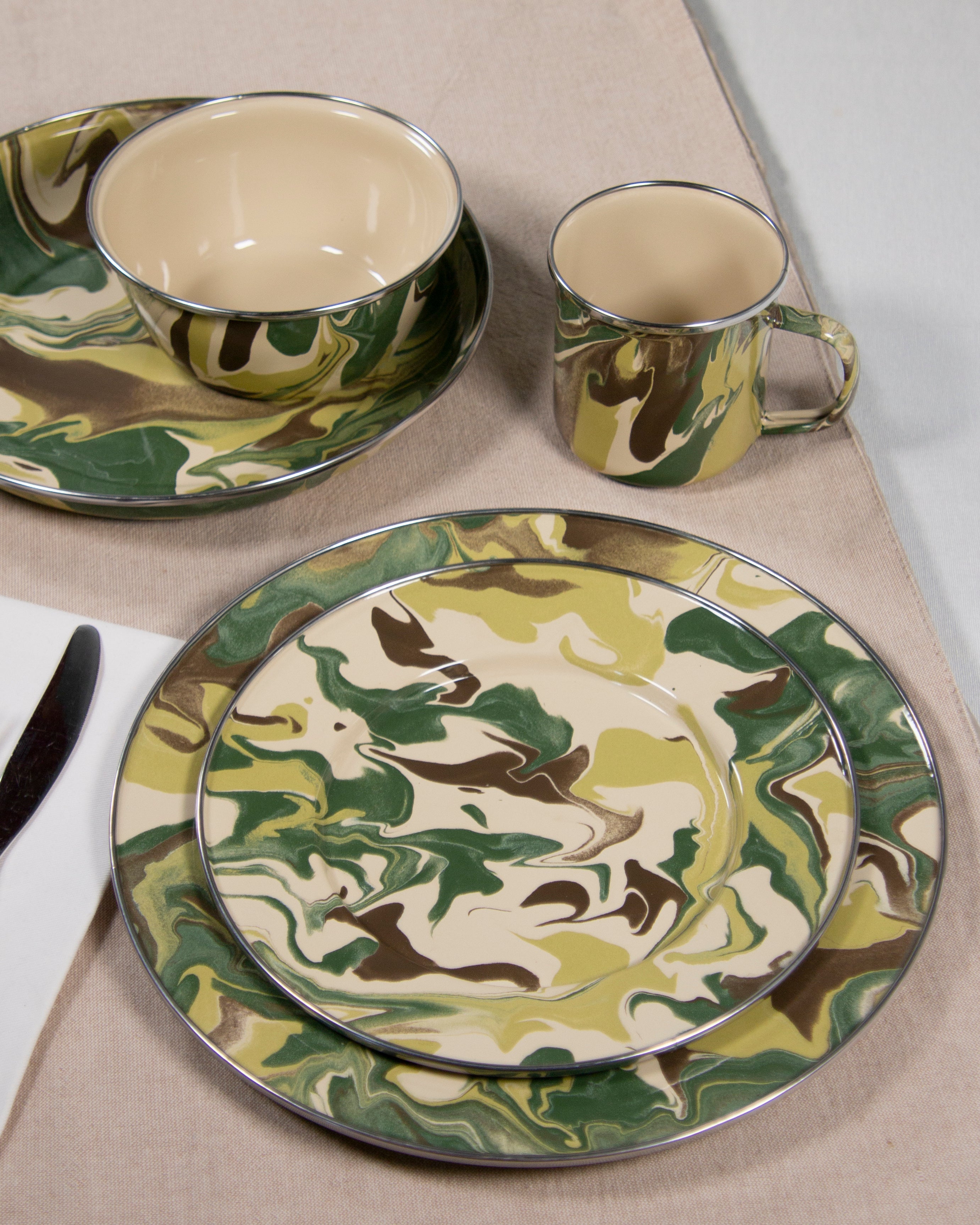 Camouflage Serving Bowl