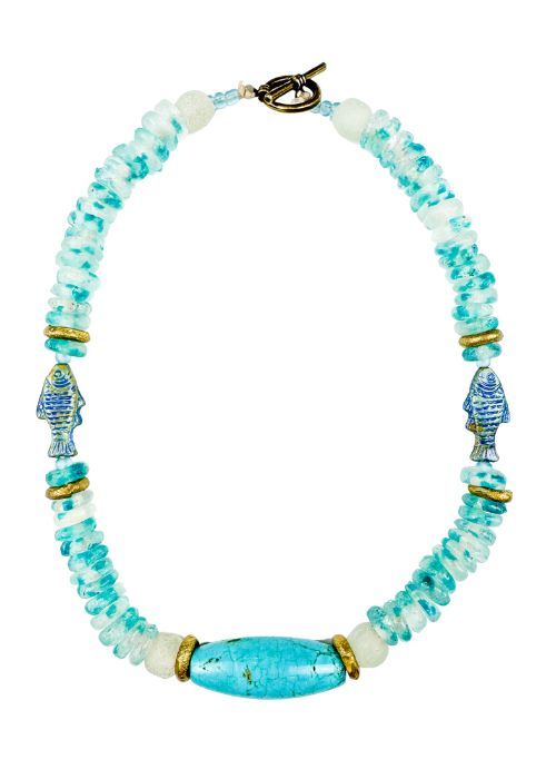 Classic Necklace | Aqua Azul