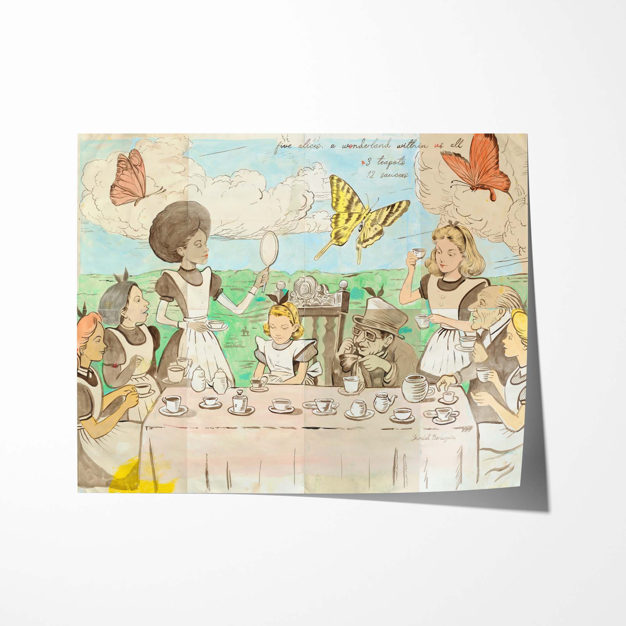 Alice’s Infinite Looking Glass Art Print