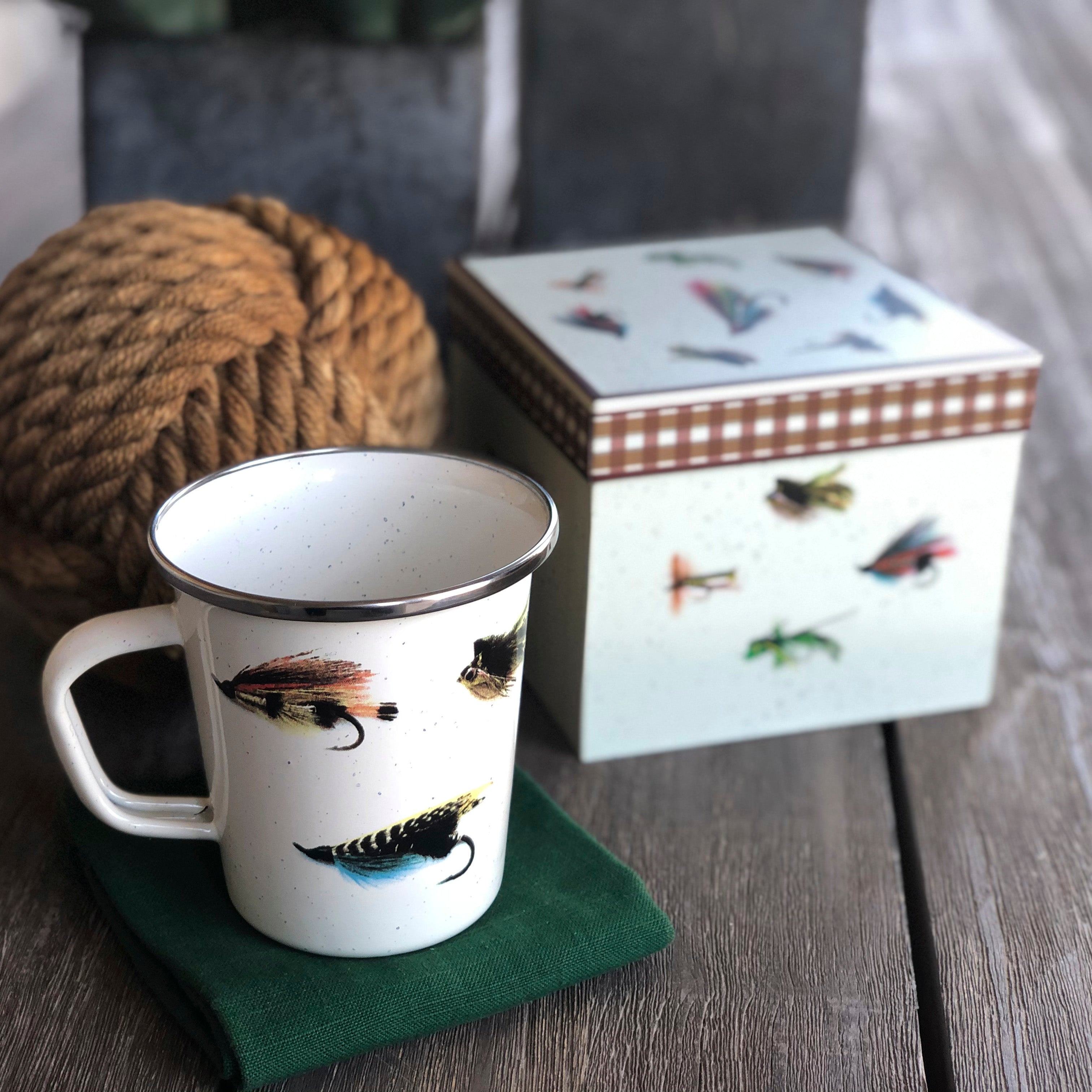 Fishing Fly 16 oz Latte Mug Gift Box