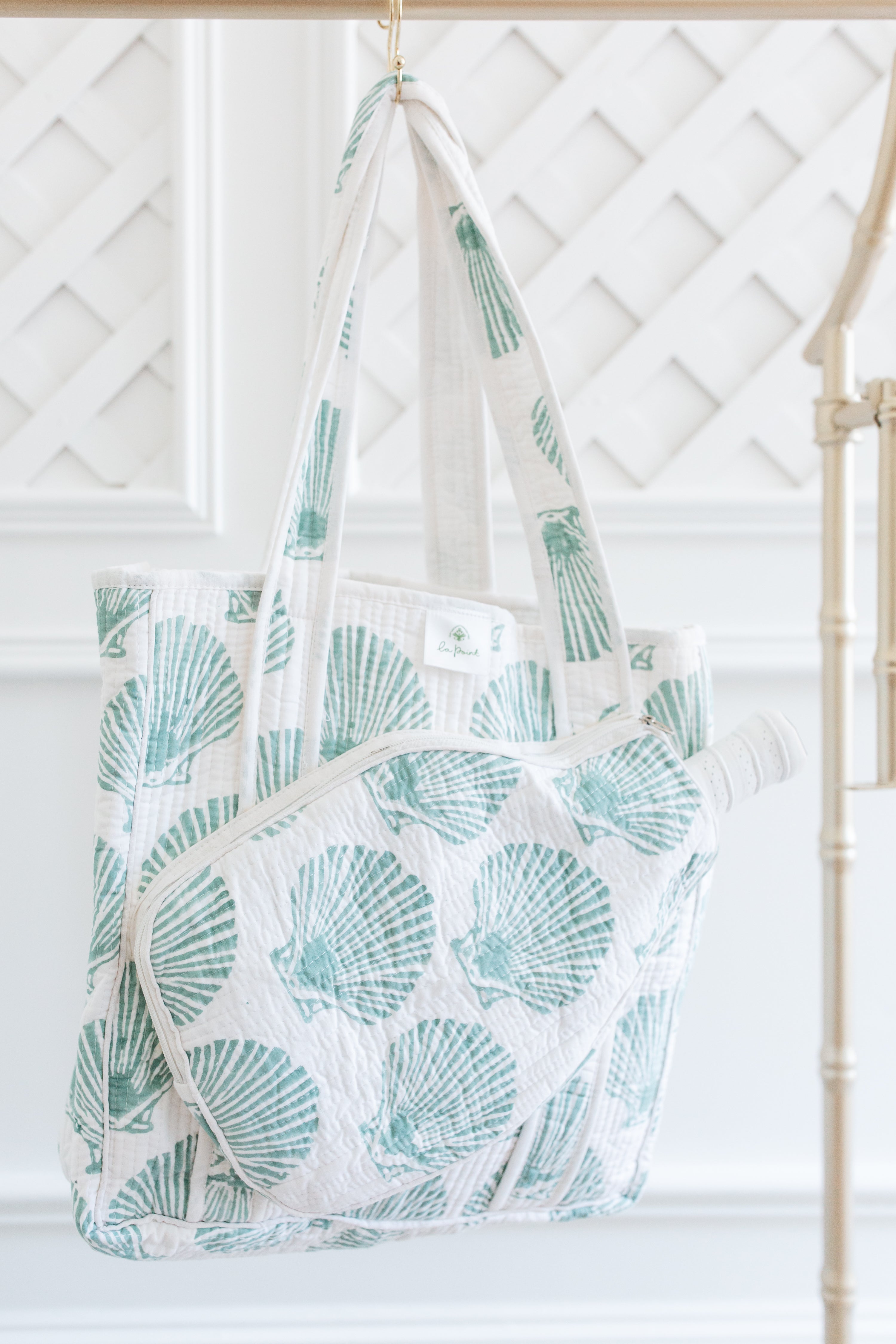 the pickleball bag - green shell