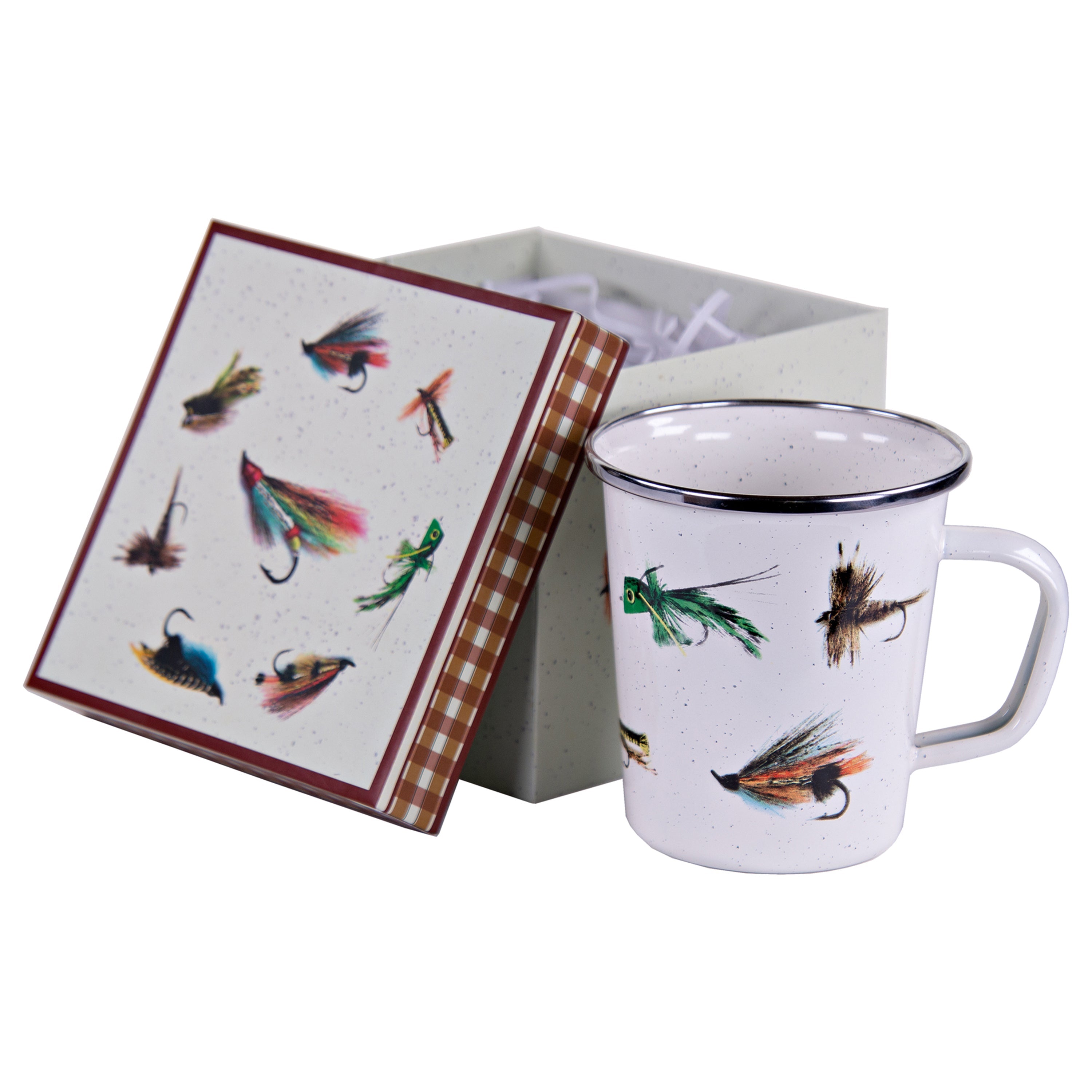 Fishing Fly 16 oz Latte Mug Gift Box