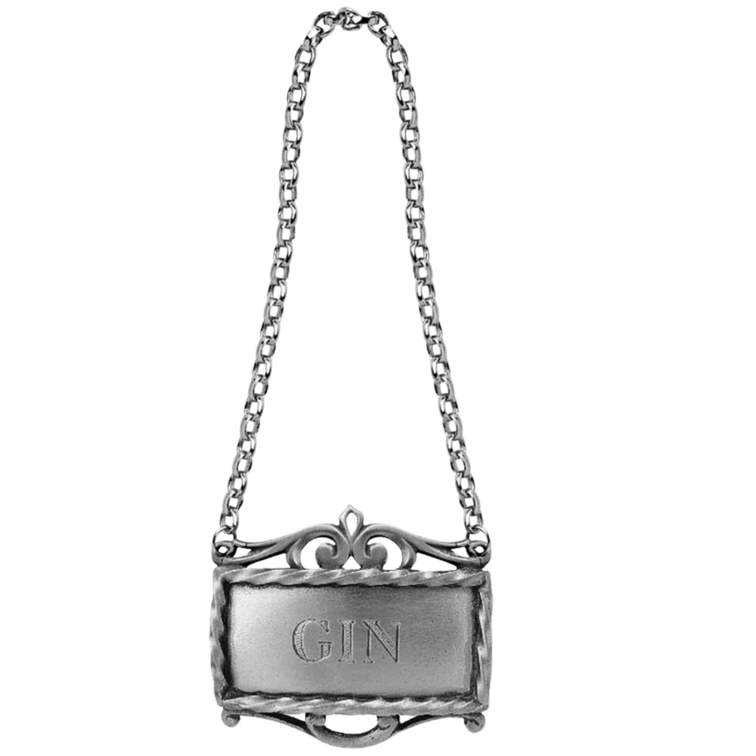 Pewter Decanter Labels