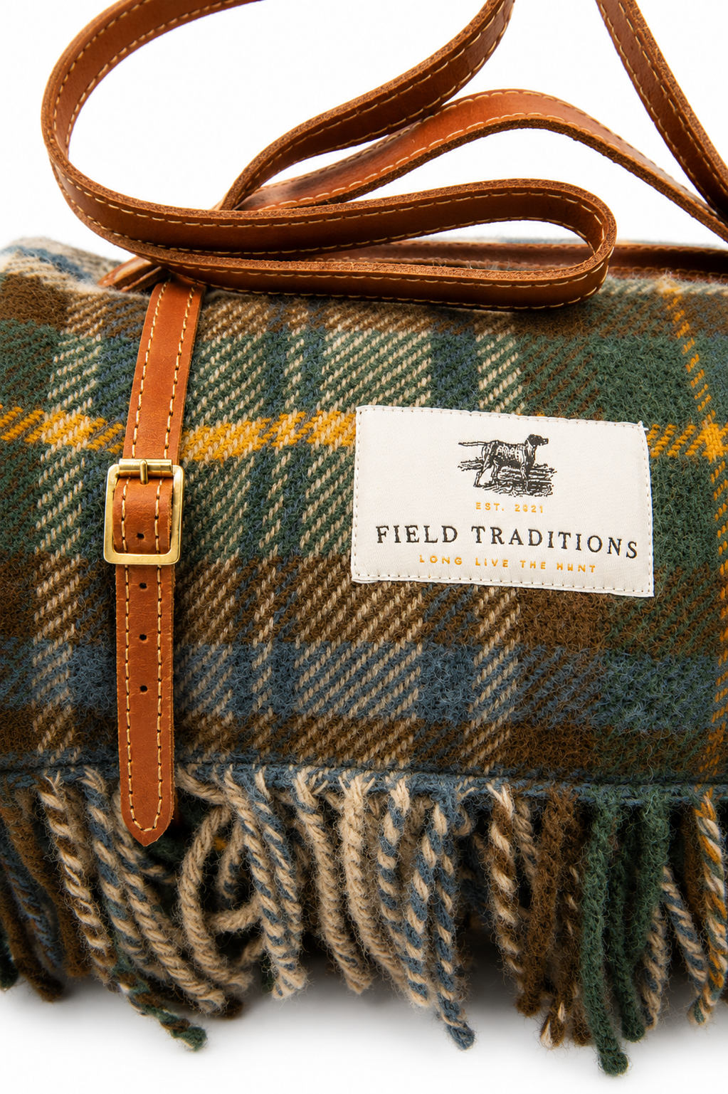 Field Traditions New Wool Tartan Picnic Blanket