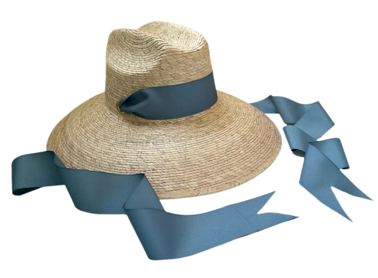 French Blue Grosgrain Ribbon - Long