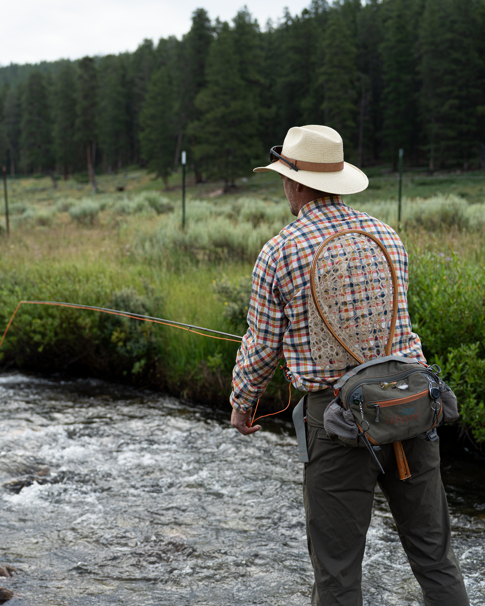 Brimmed Field Hat - Burlap Straw