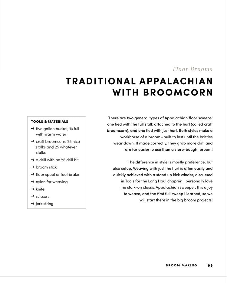 The Handmade Broom Book