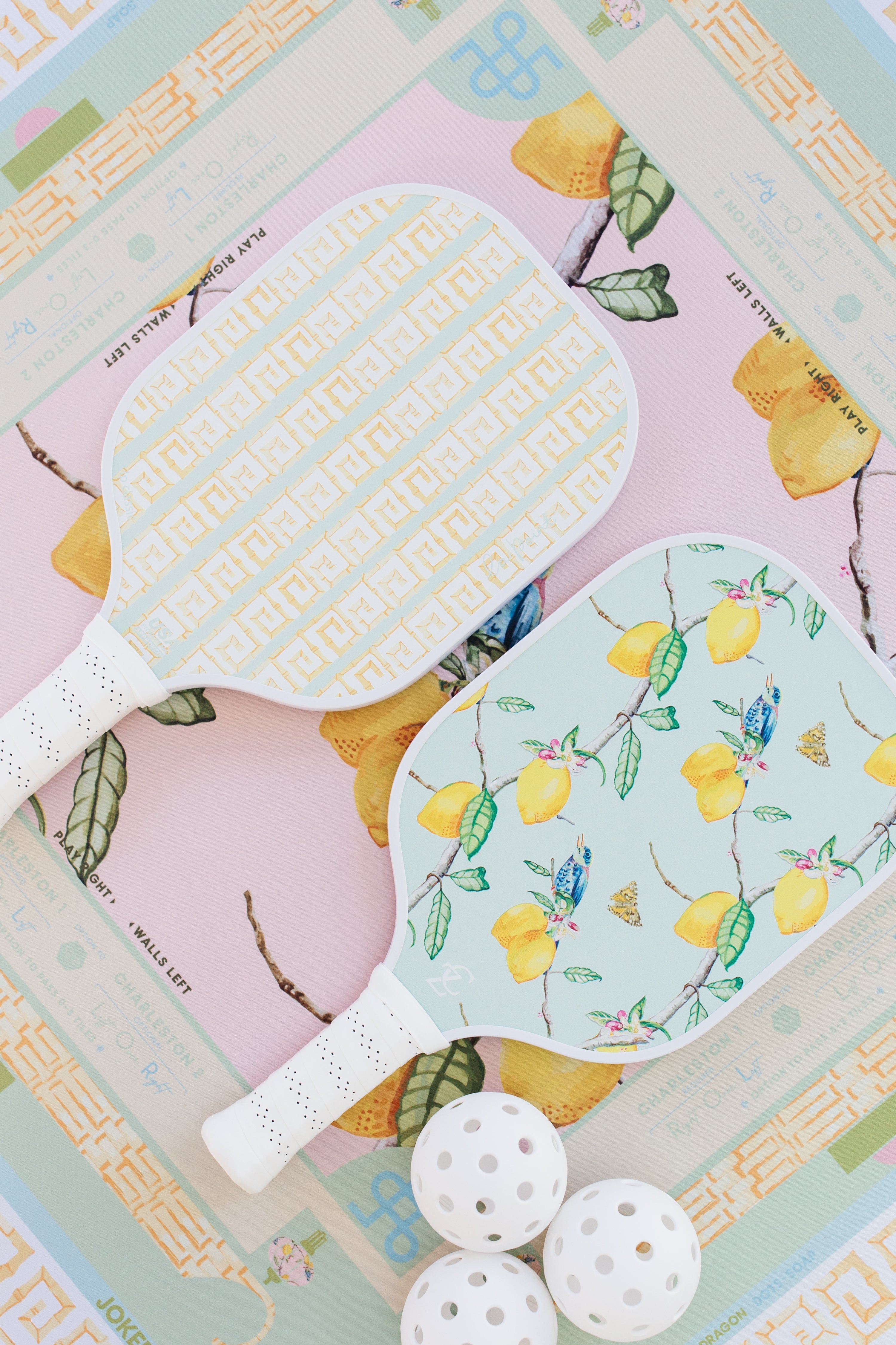 la point + Coco Zentner pickleball paddle