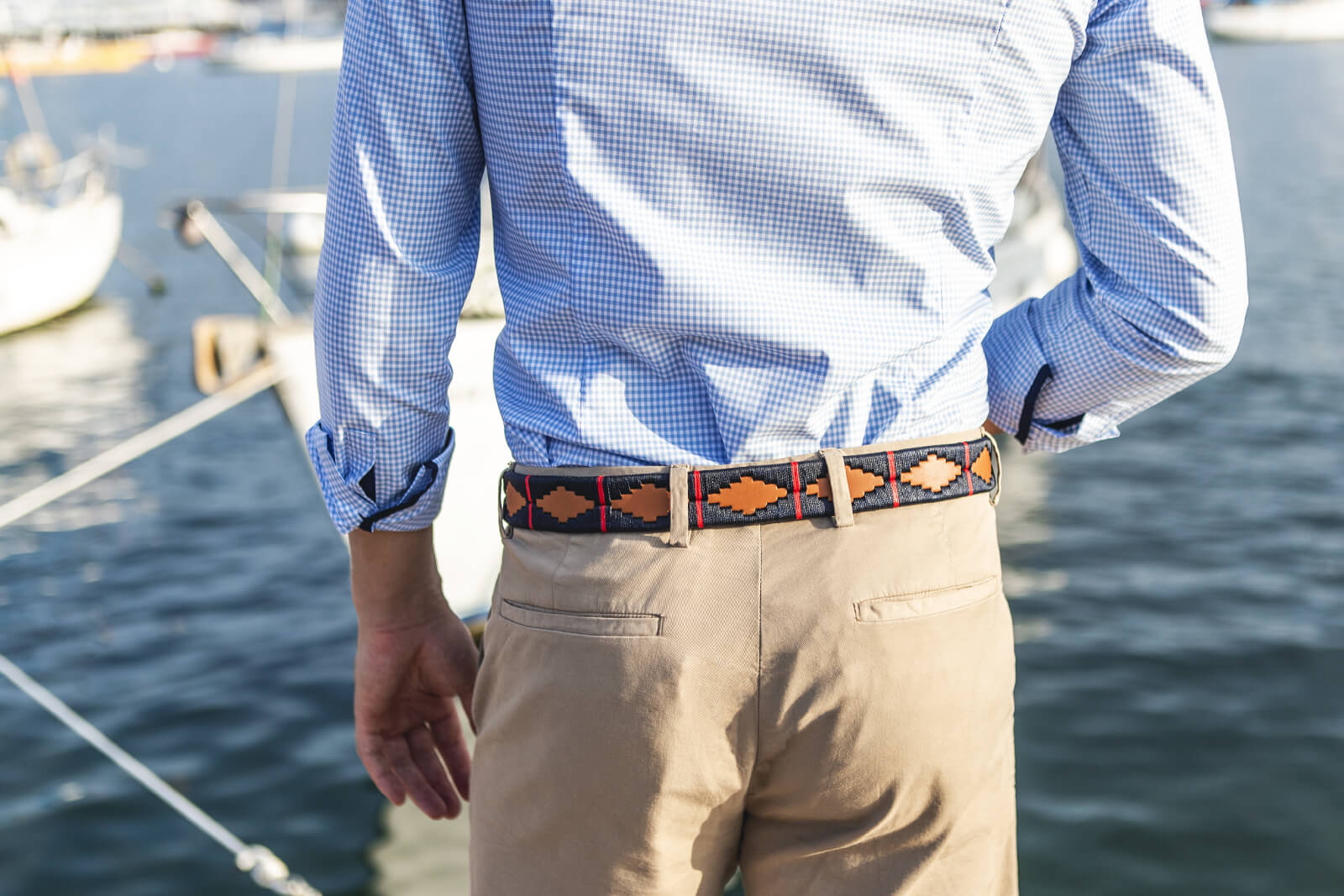 Embroidered Polo Belt