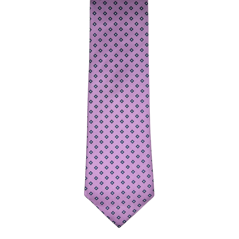 Tie - Lavender Foulard