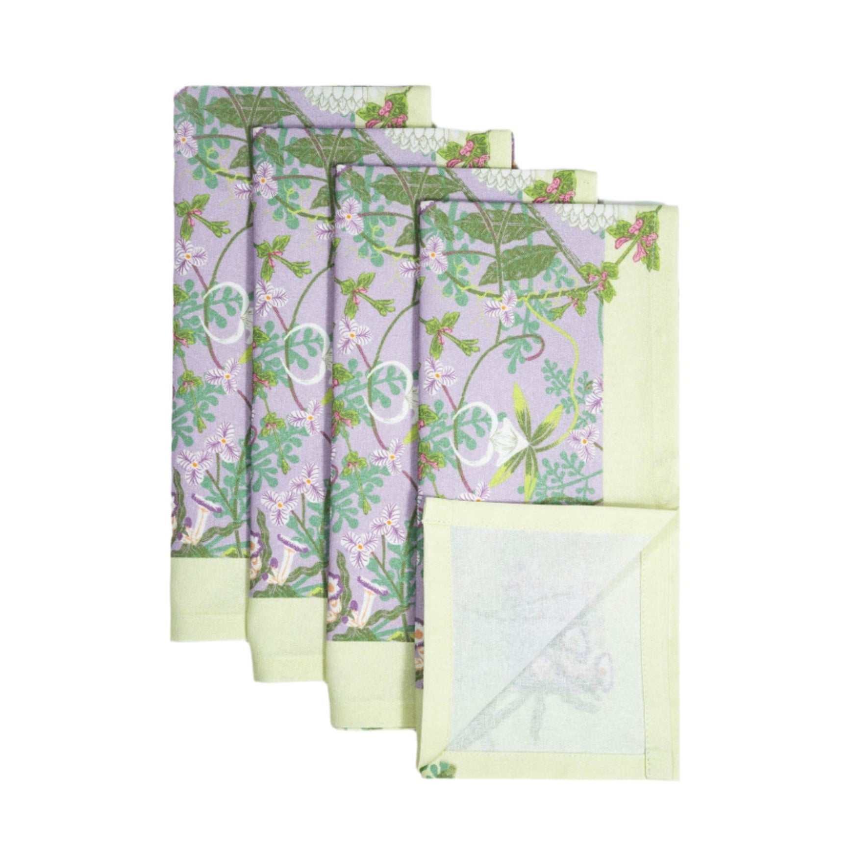Coquette Lovescape Dinner Napkins - Set of Four