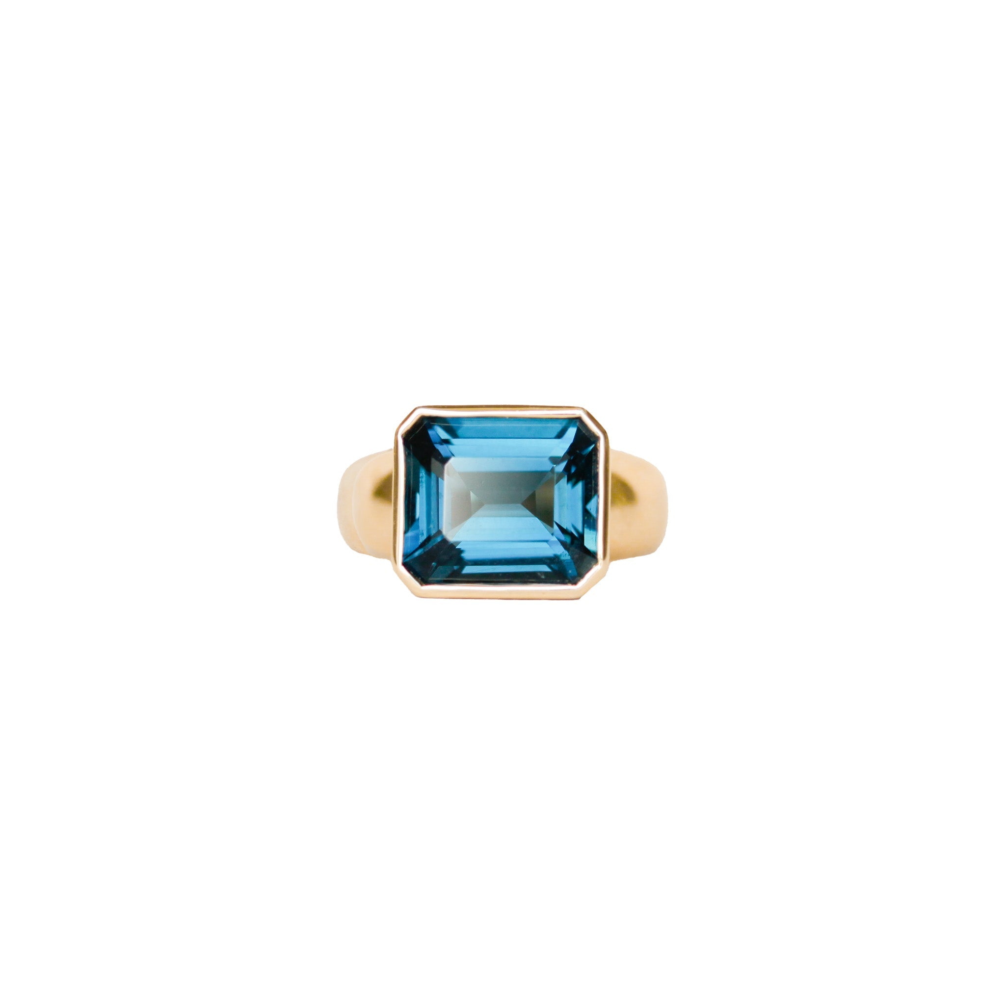 London Blue Topaz in Empire Setting