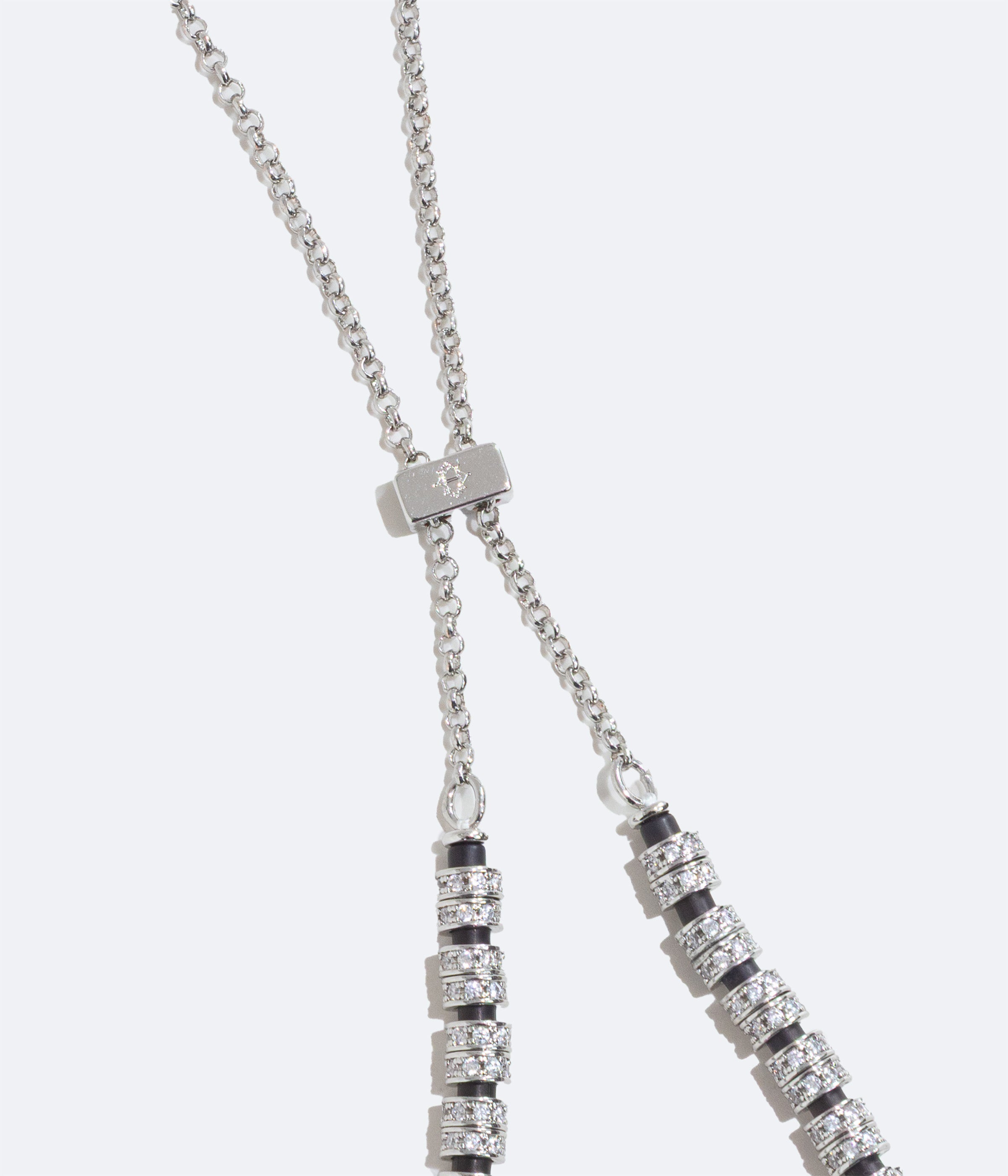 Manon Slider Necklace in Jet