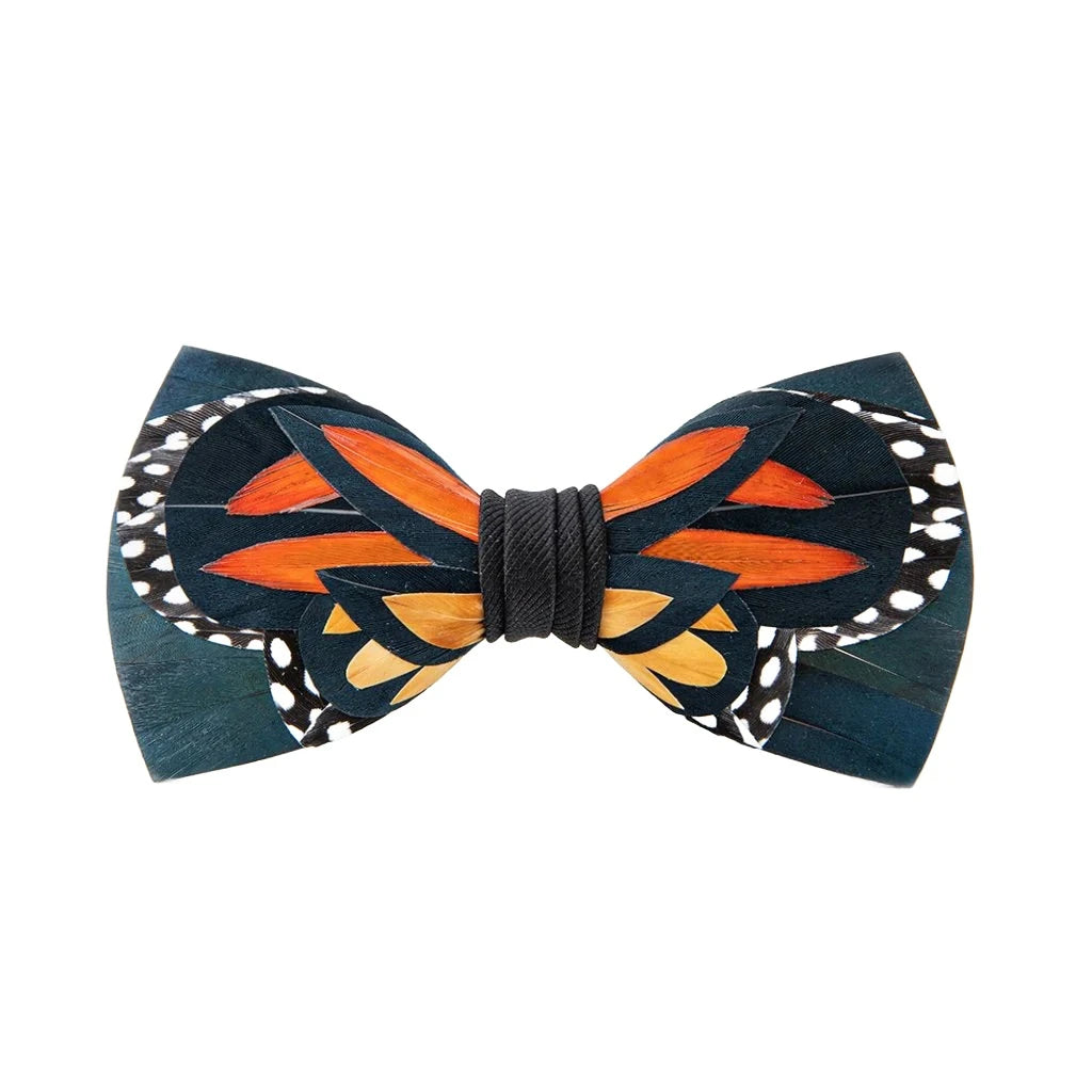 Feather Bow Tie