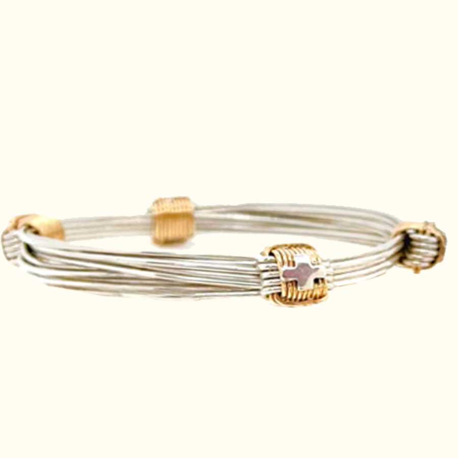 Safari Four Knot Bracelet in Silver
