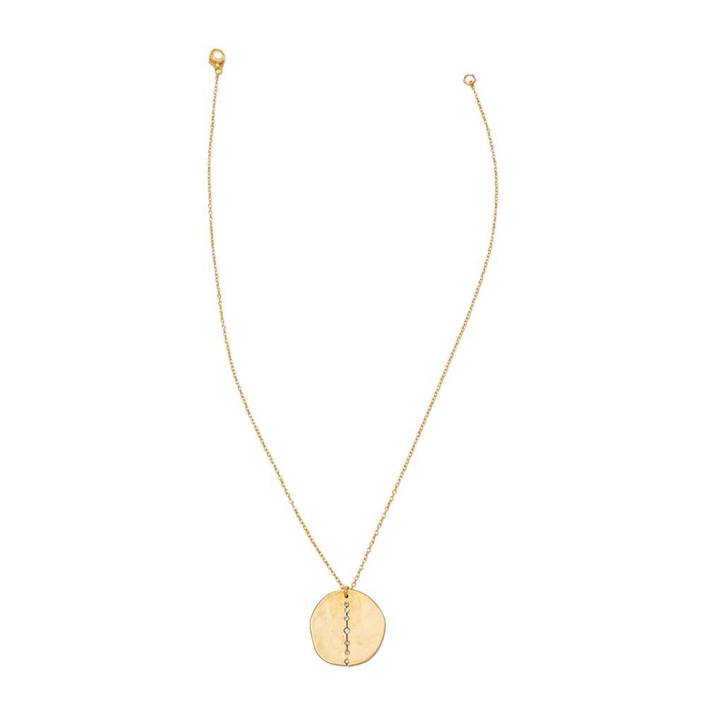 Orbit Bronze Pendant Necklace