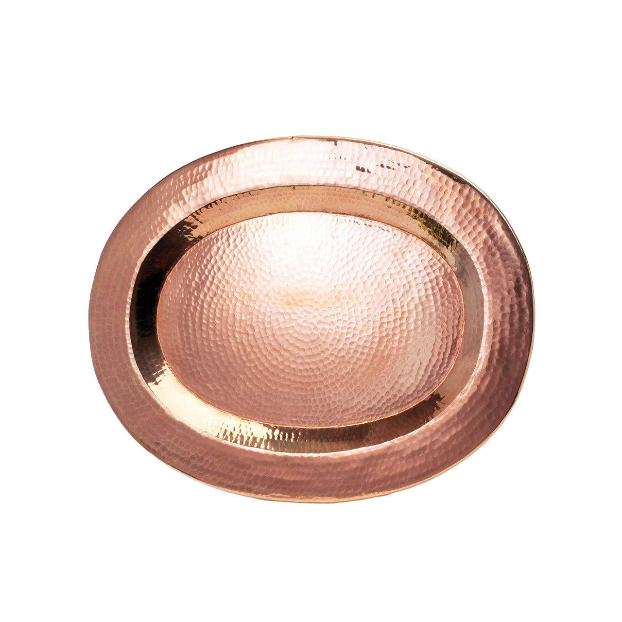 Thessaly Oval Copper Platter