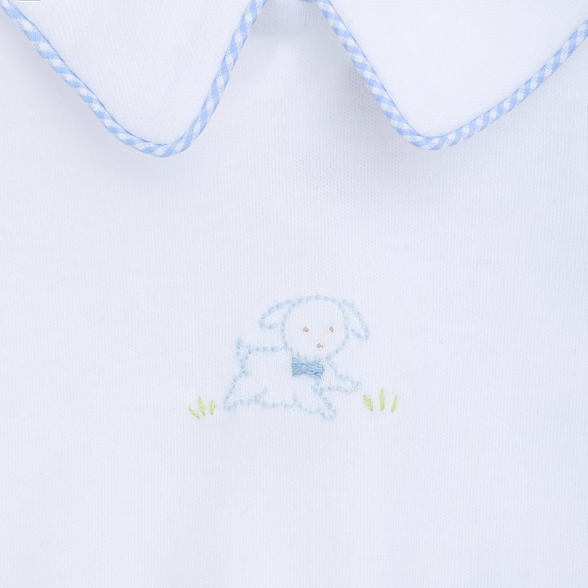 Baby Puppy Cotton Knit Footie